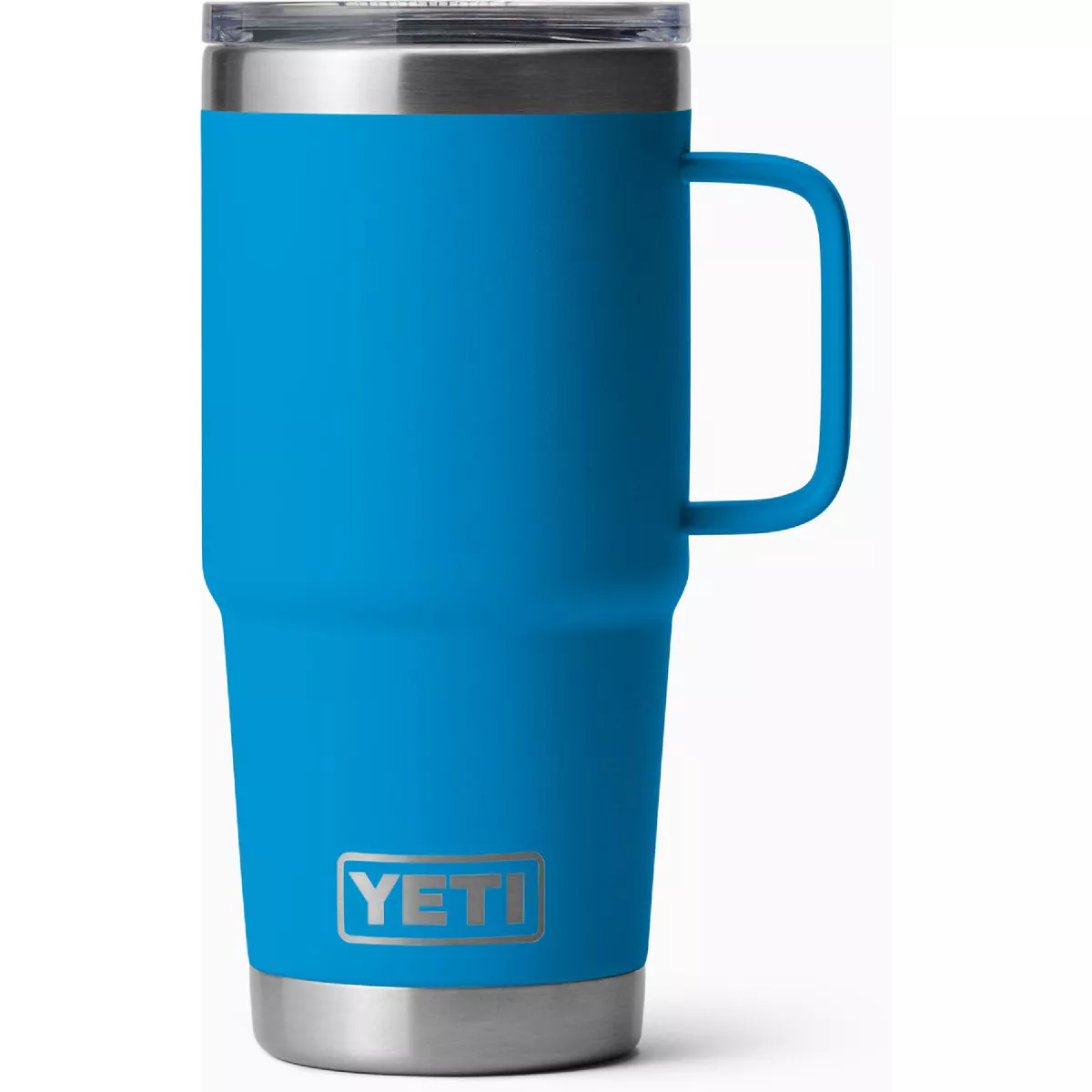 YETI Rambler 20 Oz. Travel Mug with Stronghold Lid, Big Wave Blue