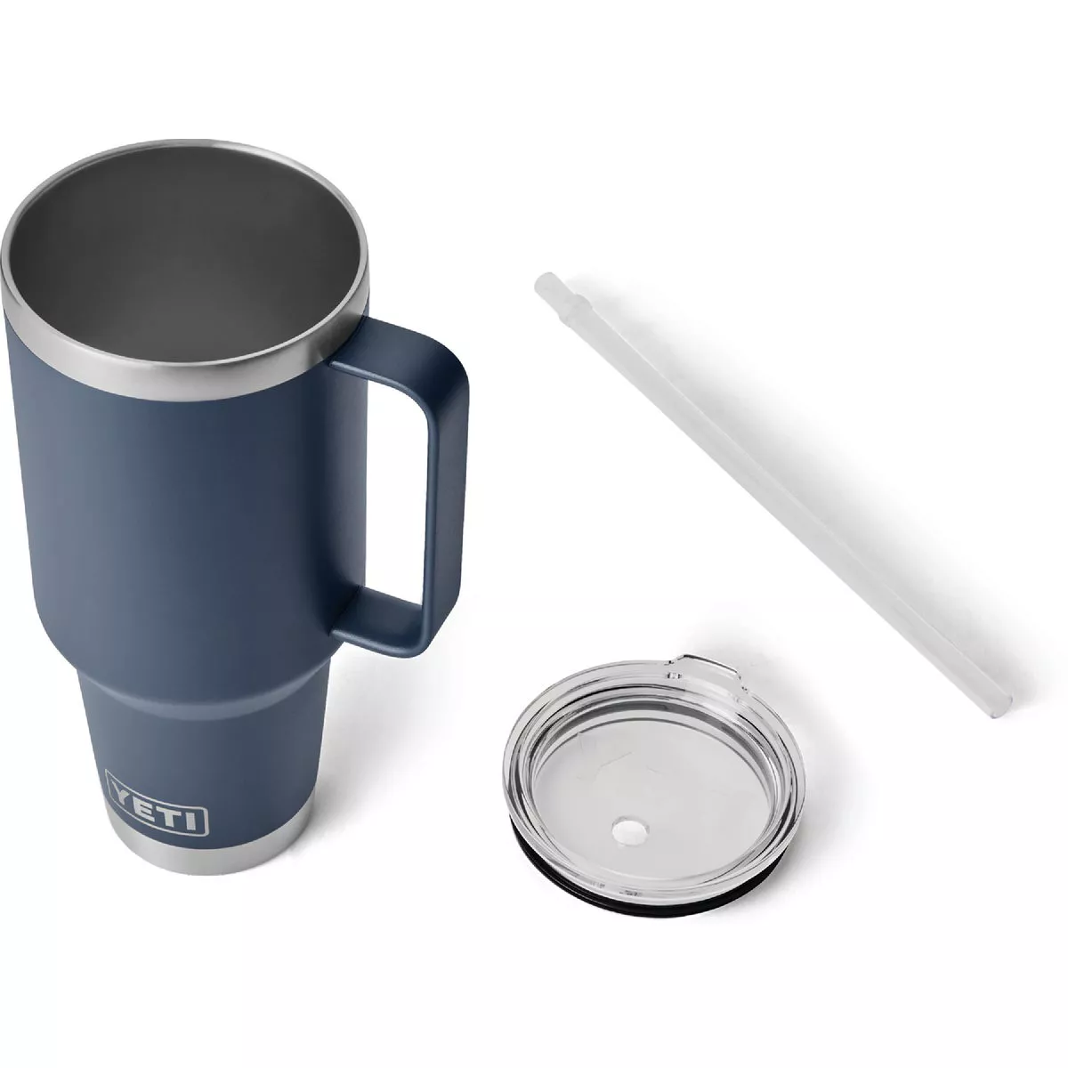 YETI Rambler 42 Oz. Mug with Straw Lid, Navy - photo 4