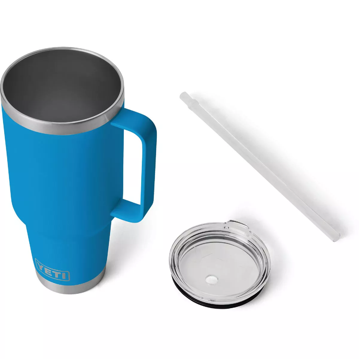 YETI Rambler 42 Oz. Mug with Straw Lid, Big Wave Blue - photo 3