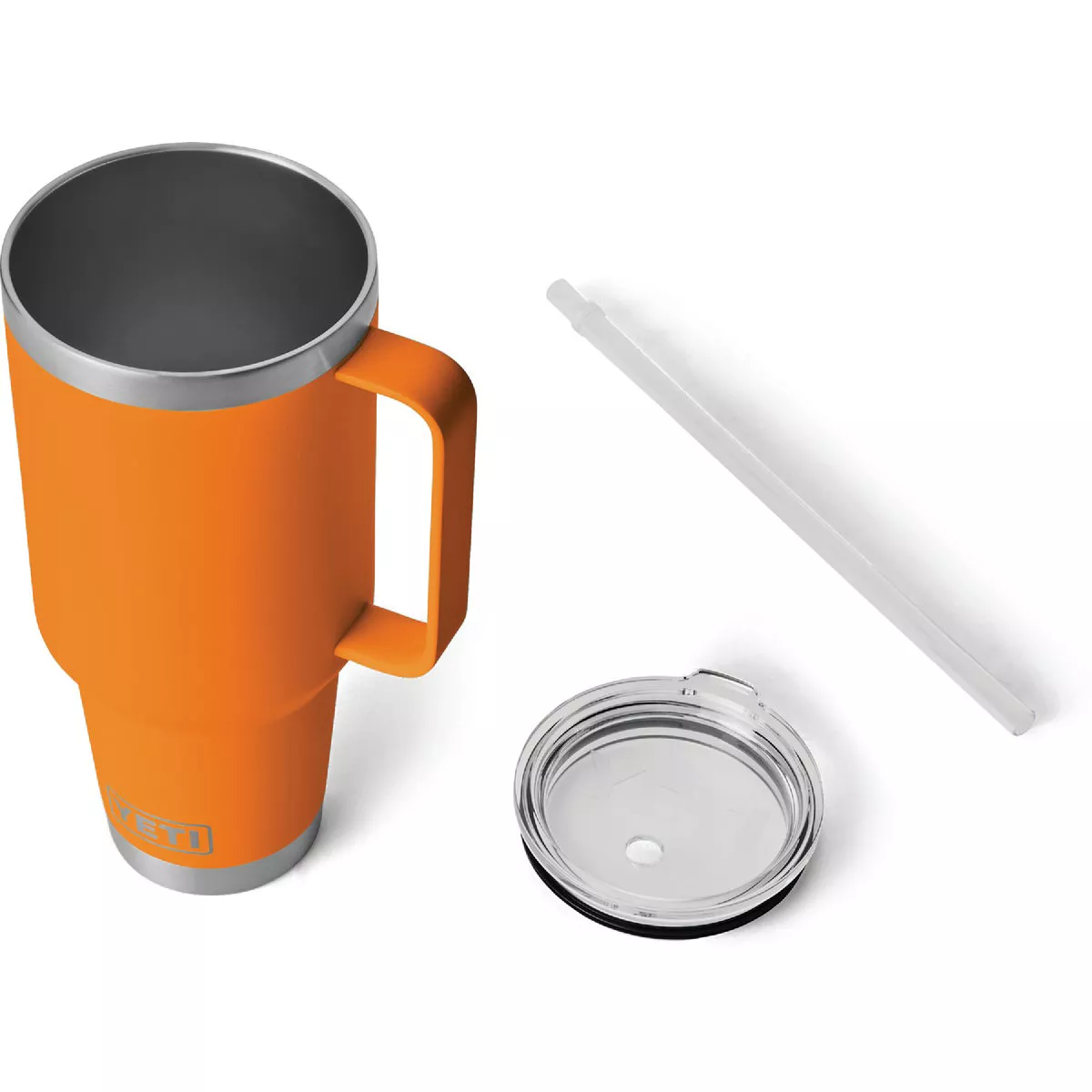 YETI Rambler 42 Oz. Mug with Straw Lid, King Crab Orange - photo 4