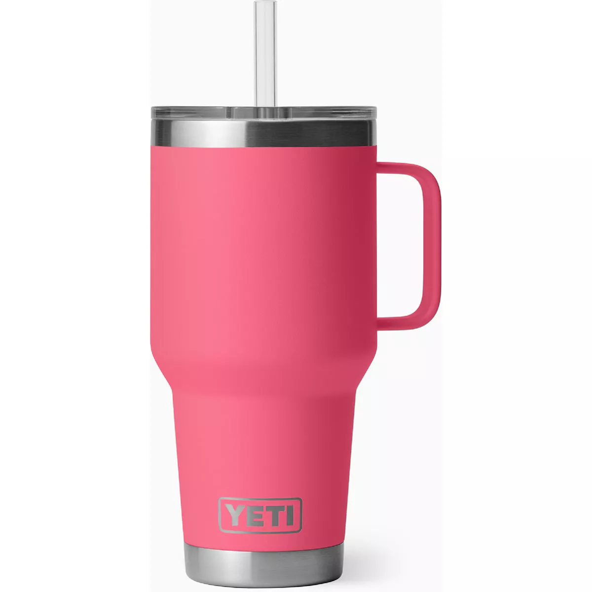 YETI Rambler 35 Oz. Mug with Straw Lid, Tropical Pink-