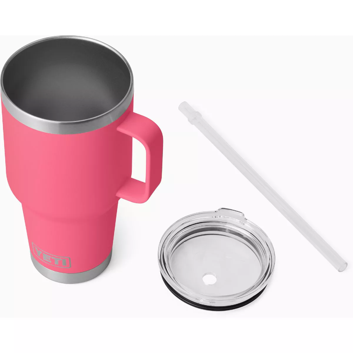 YETI Rambler 35 Oz. Mug with Straw Lid, Tropical Pink- - photo 4