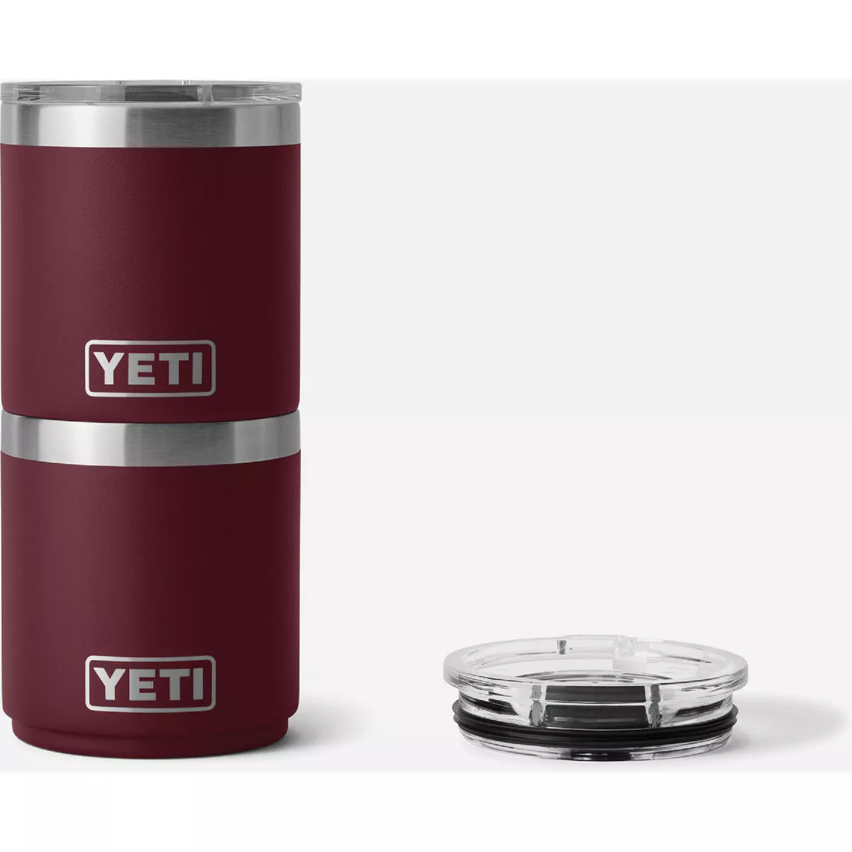 YETI Rambler 10 Oz. Stackable Lowball Tumbler with MagSlider Lid, Wild Vine Red - photo 4