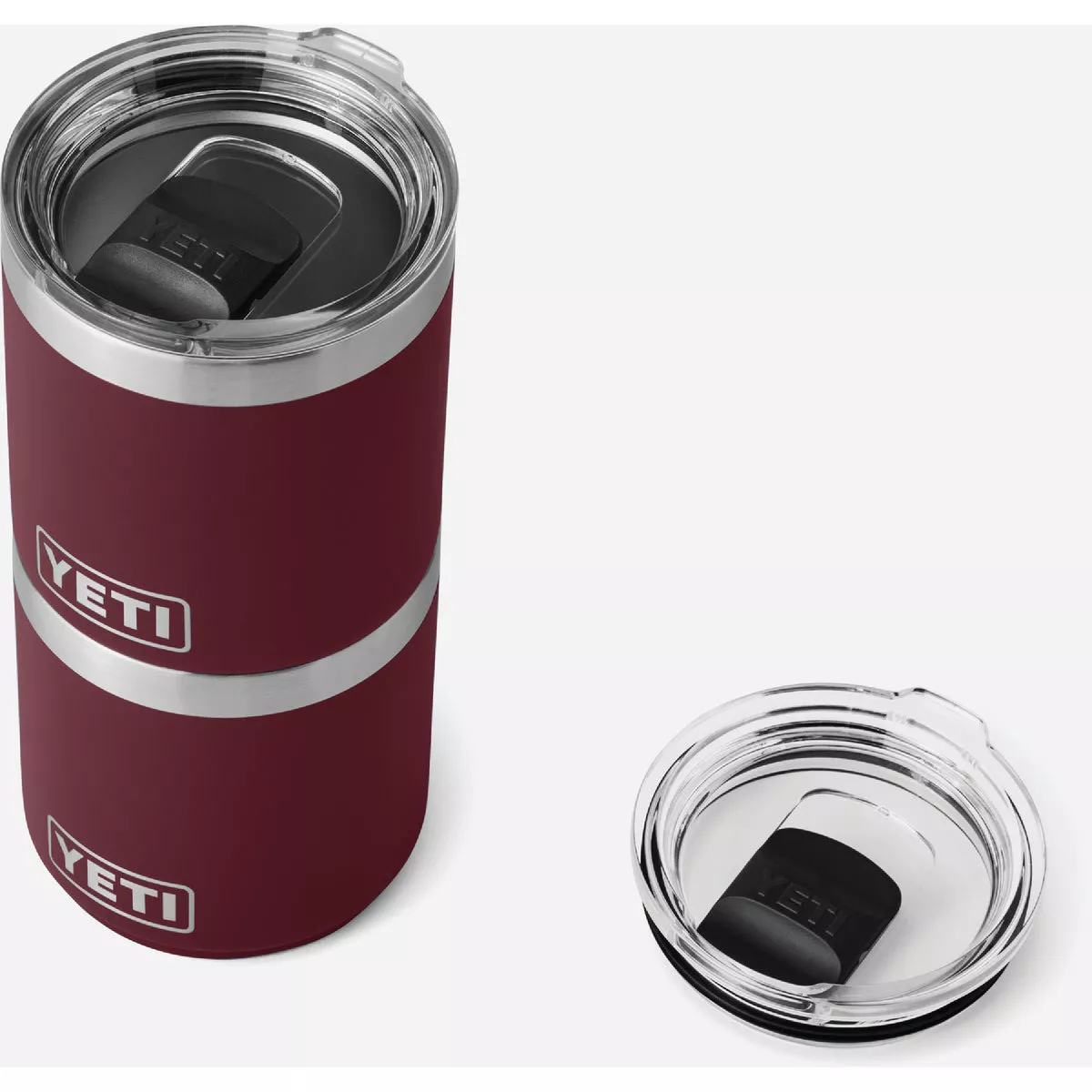 YETI Rambler 10 Oz. Stackable Lowball Tumbler with MagSlider Lid, Wild Vine Red - photo 5