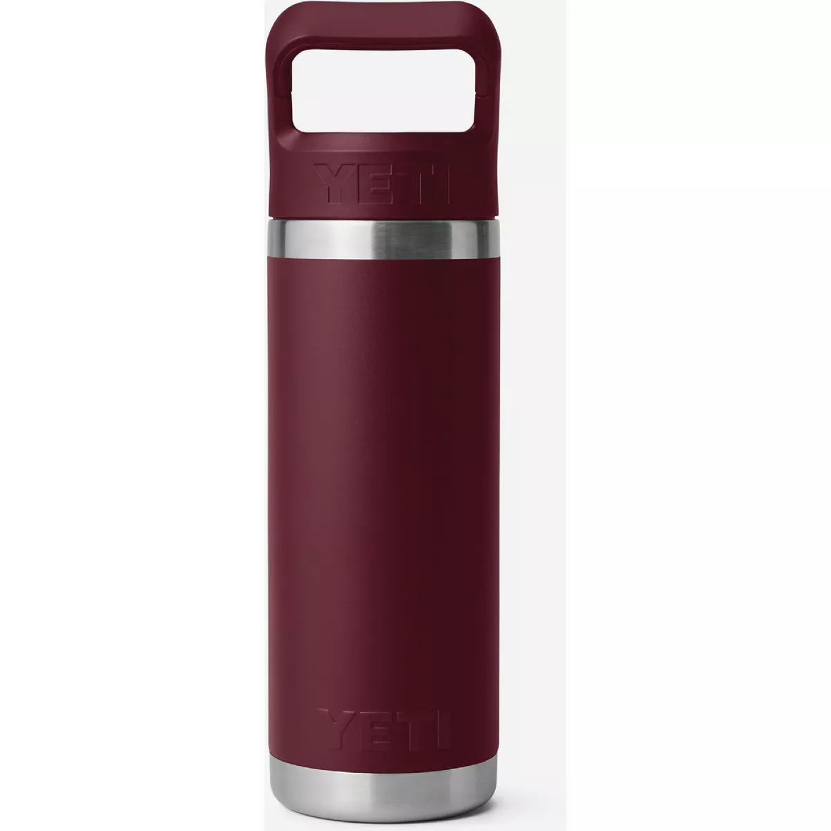 YETI Rambler 18 Oz. Water Bottle with Color-Matched Straw Cap, Wild Vine Red - photo 2
