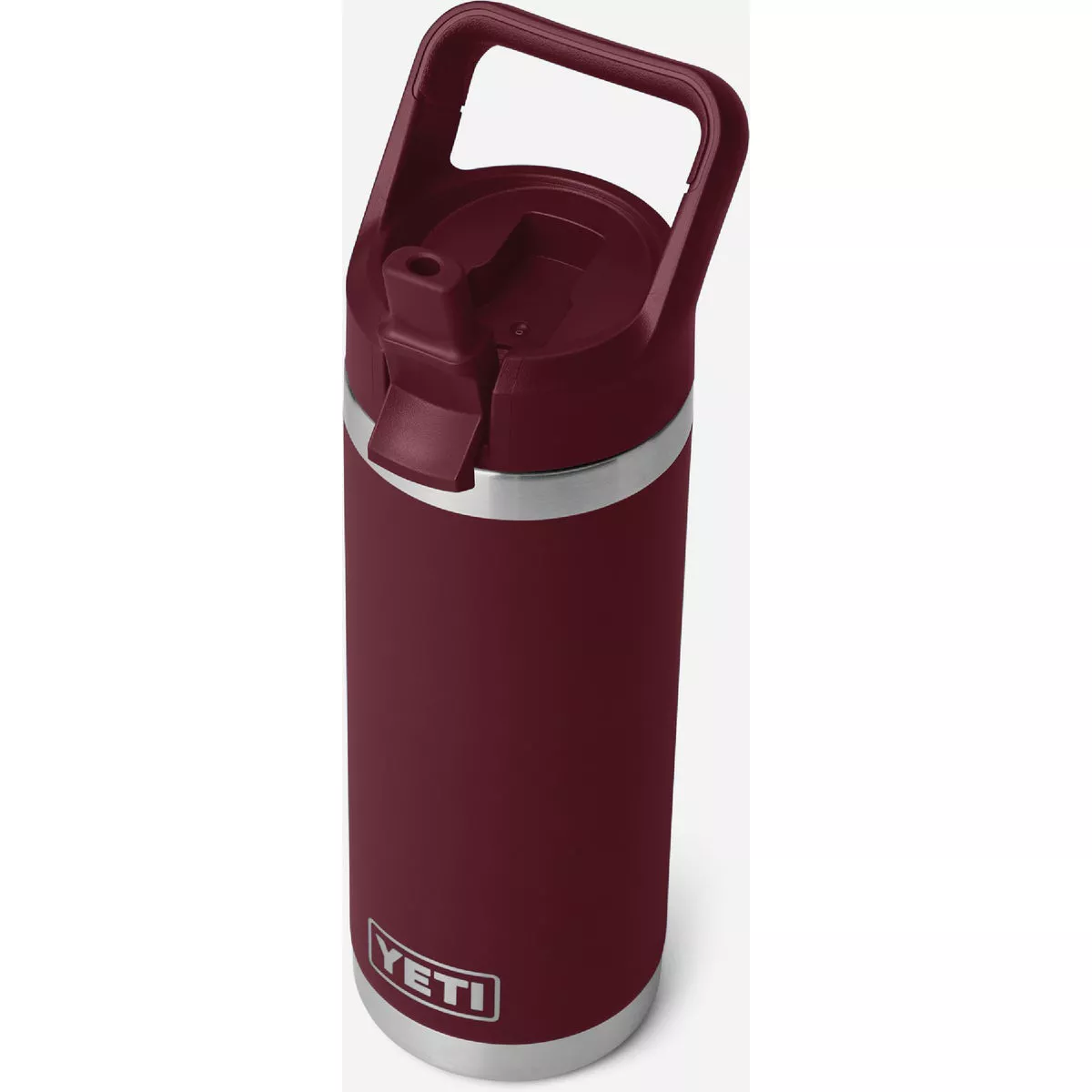 YETI Rambler 18 Oz. Water Bottle with Color-Matched Straw Cap, Wild Vine Red - photo 5