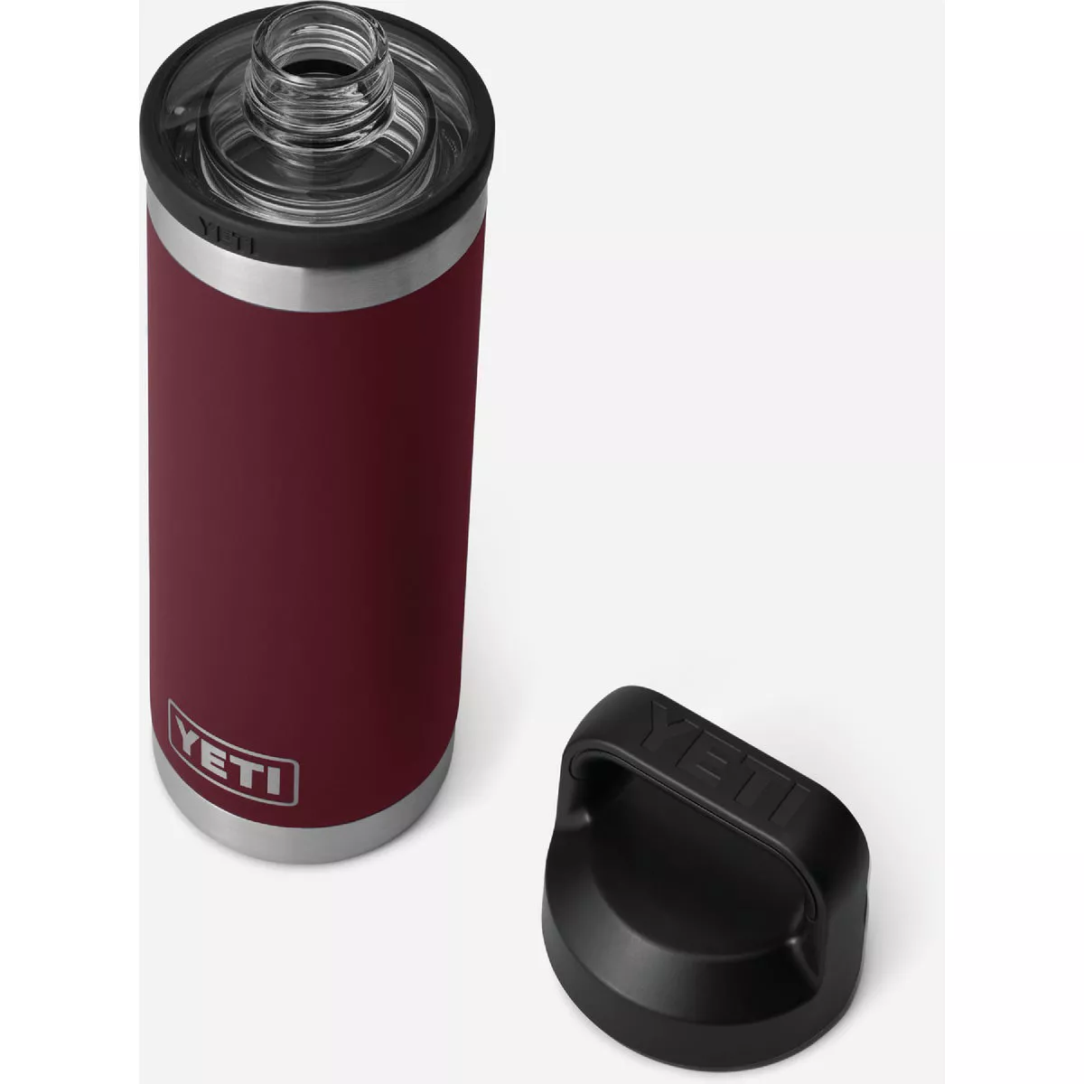 YETI Rambler 18 Oz. Water Bottle with Chug Cap, Wild Vine Red | True ...