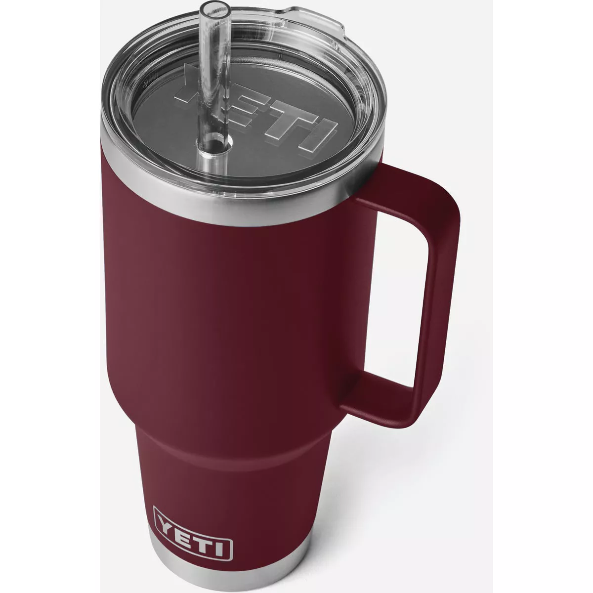 YETI Rambler 42 Oz. Mug with Straw Lid, Wild Vine Red - photo 2