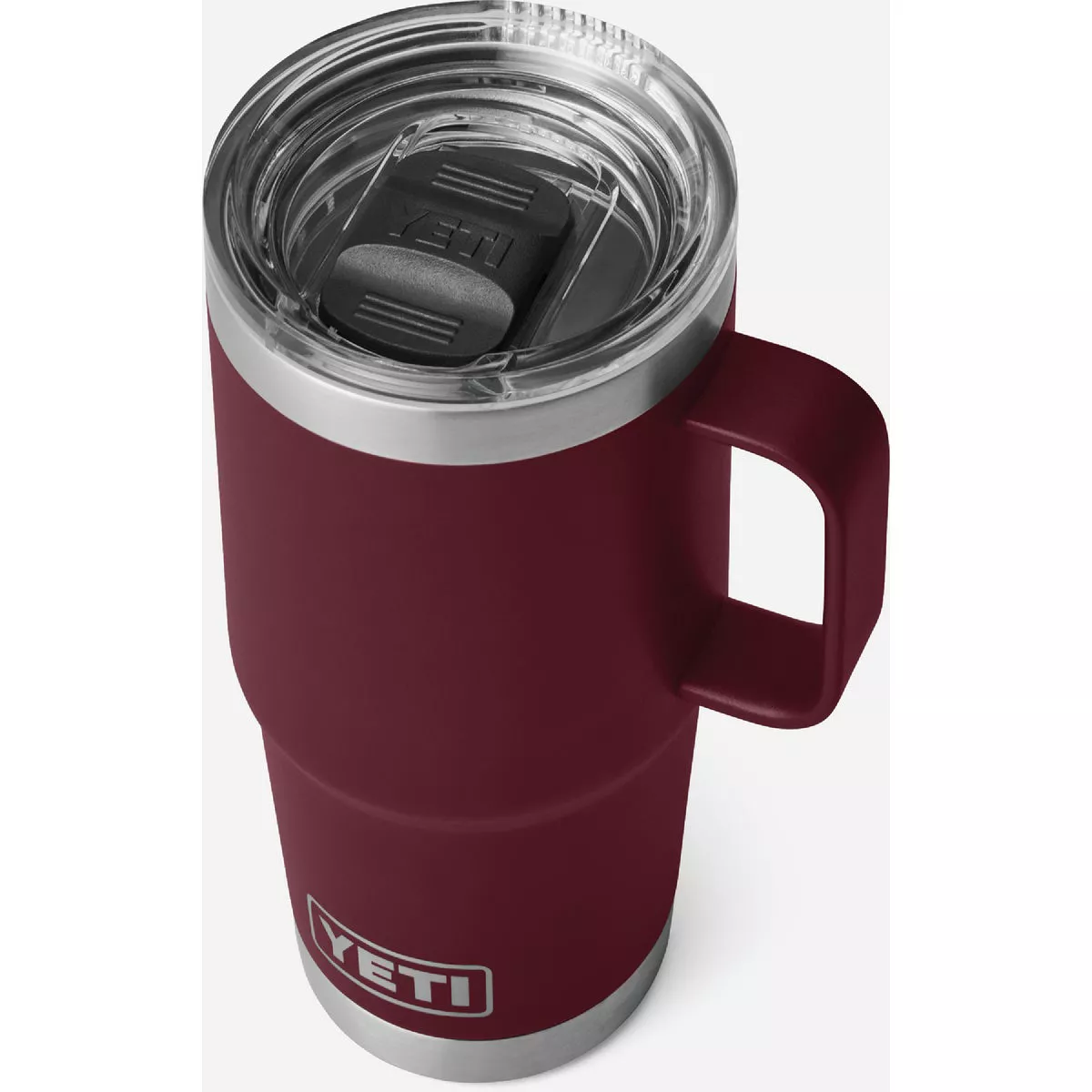 YETI Rambler 20 Oz. Travel Mug with Stronghold Lid, Wild Vine Red - photo 3