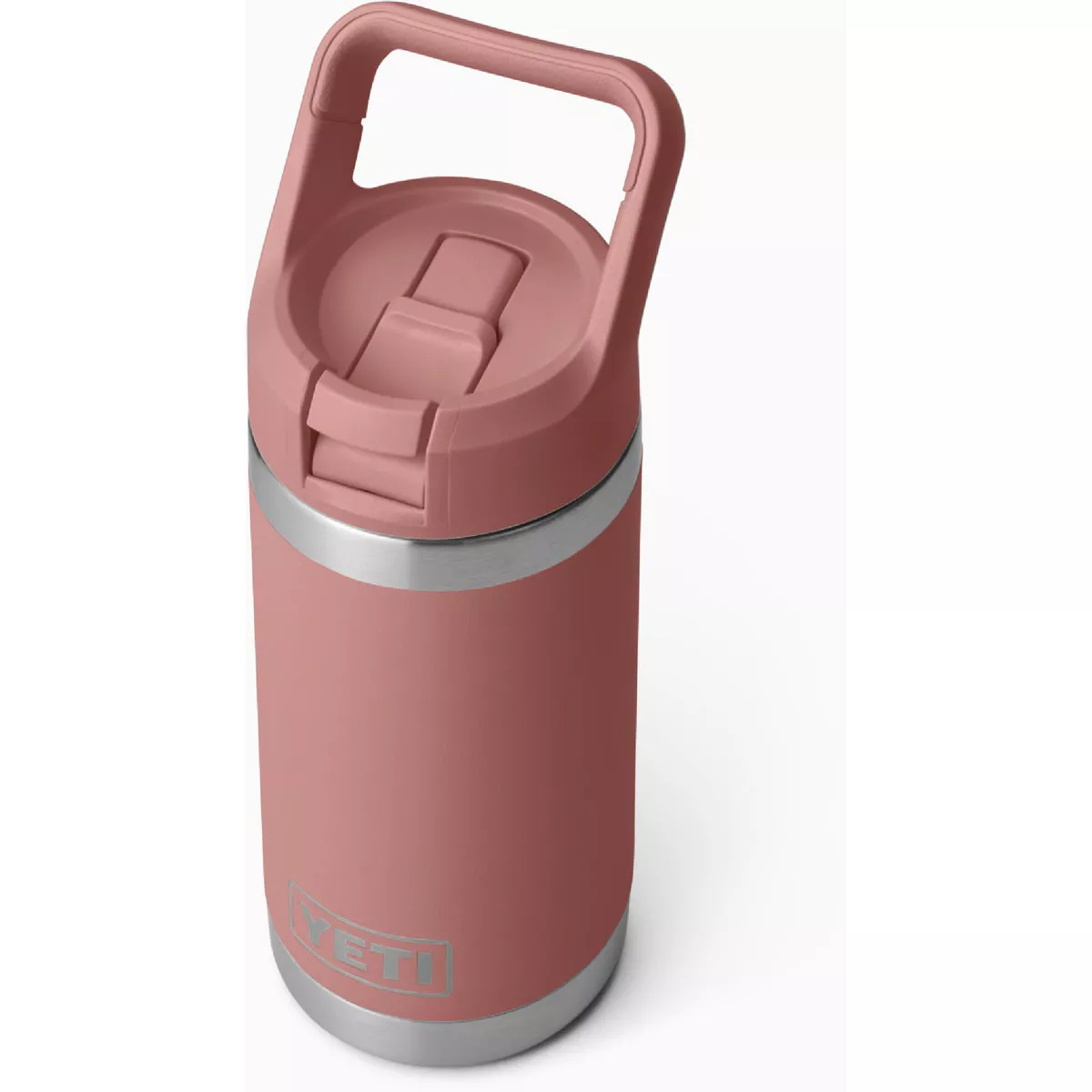 YETI Rambler Jr. 12 Oz. Kids Water Bottle with Color-Matched Straw Cap, Sandstone Pink - photo 3