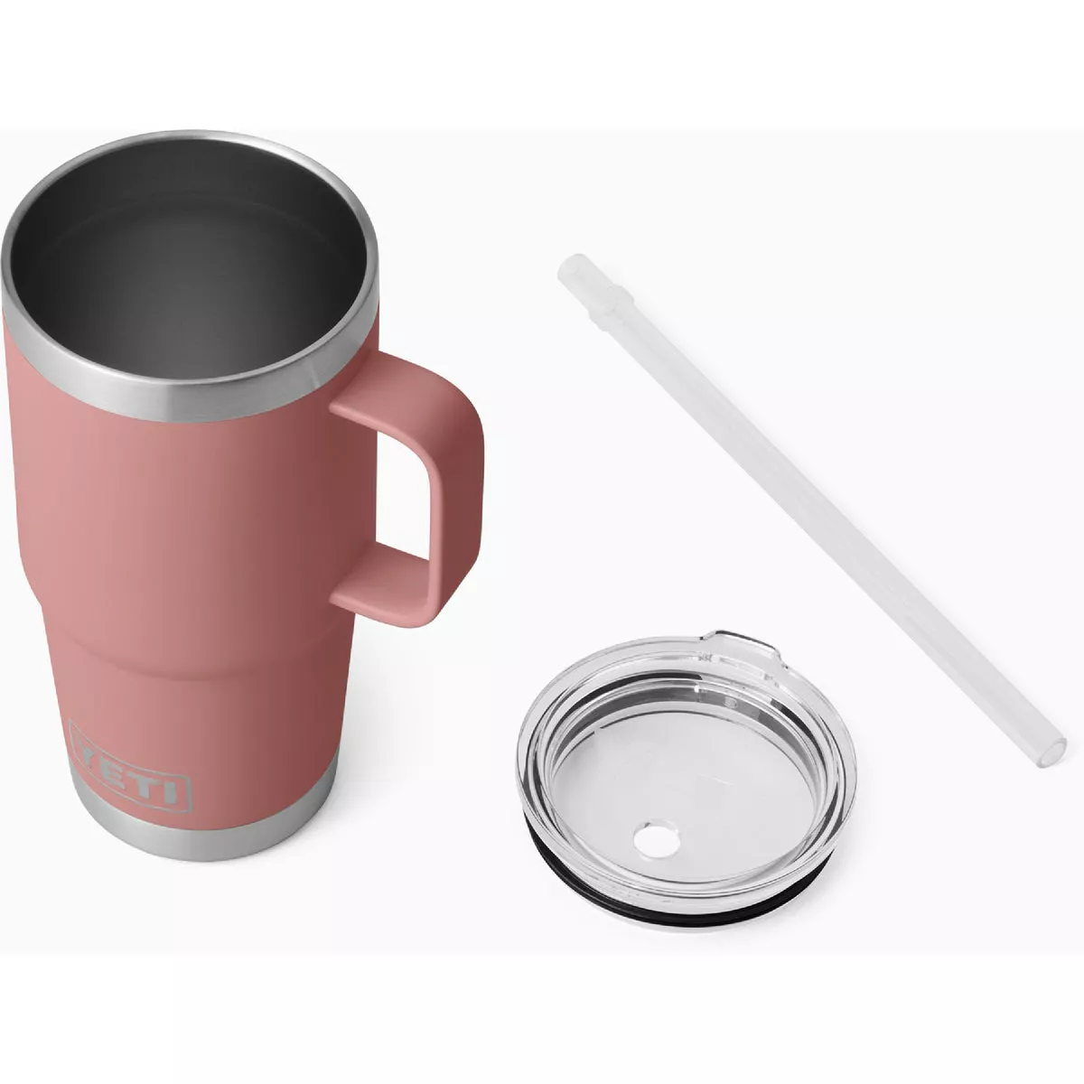 YETI Rambler 25 Oz. Mug with Straw Lid, Sandstone Pink - photo 4