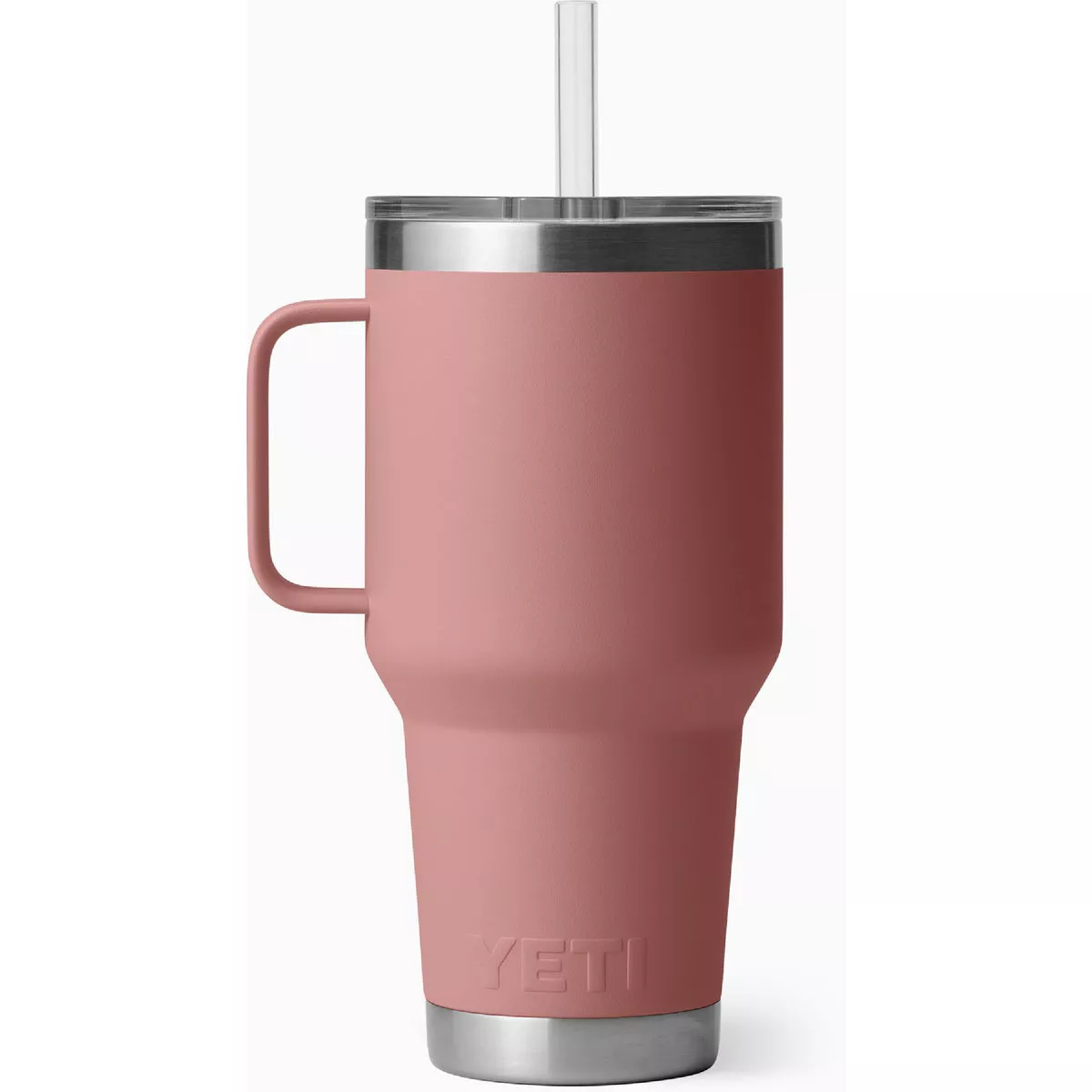 YETI Rambler 35 Oz. Mug with Straw Lid, Sandstone Pink - photo 2