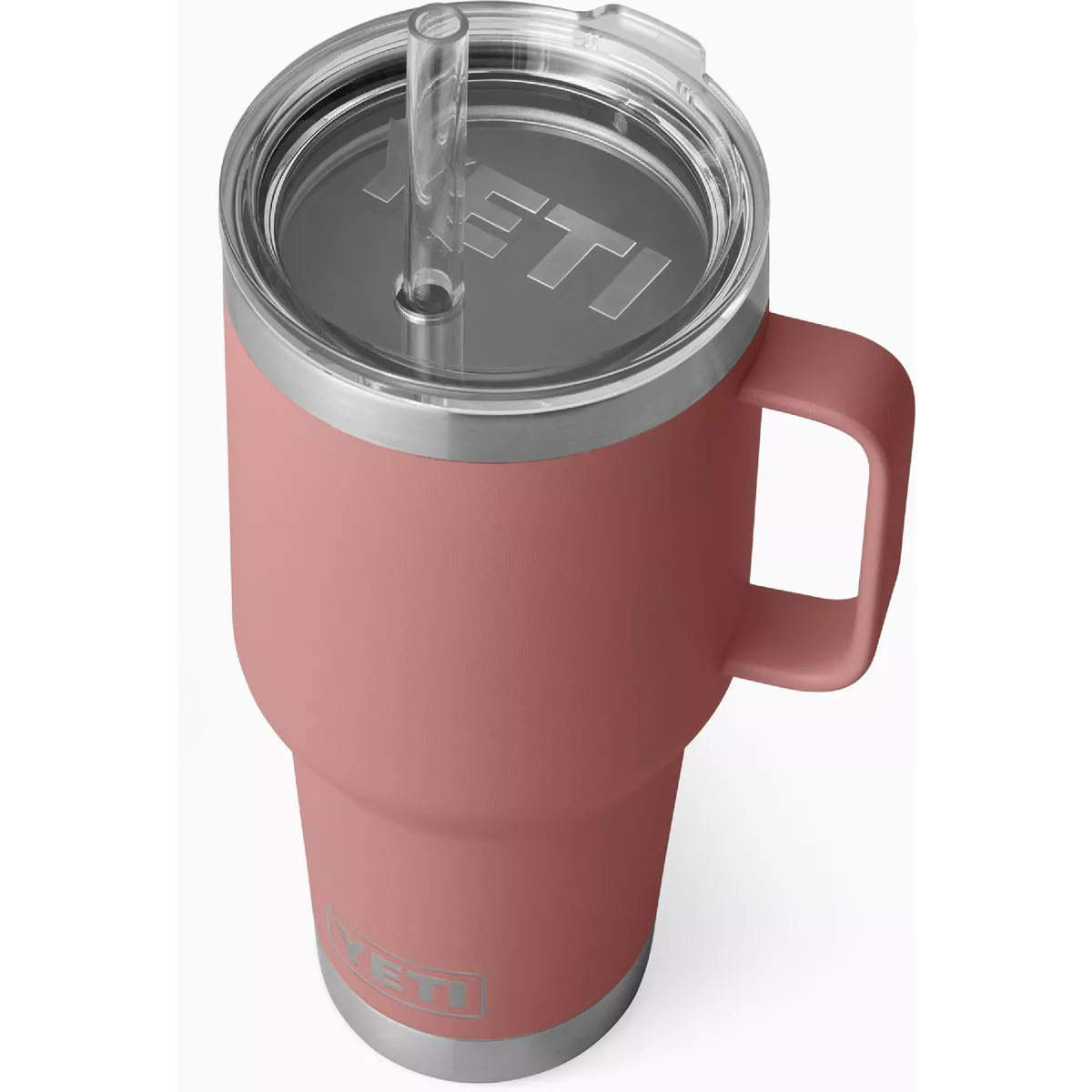 YETI Rambler 35 Oz. Mug with Straw Lid, Sandstone Pink - photo 3