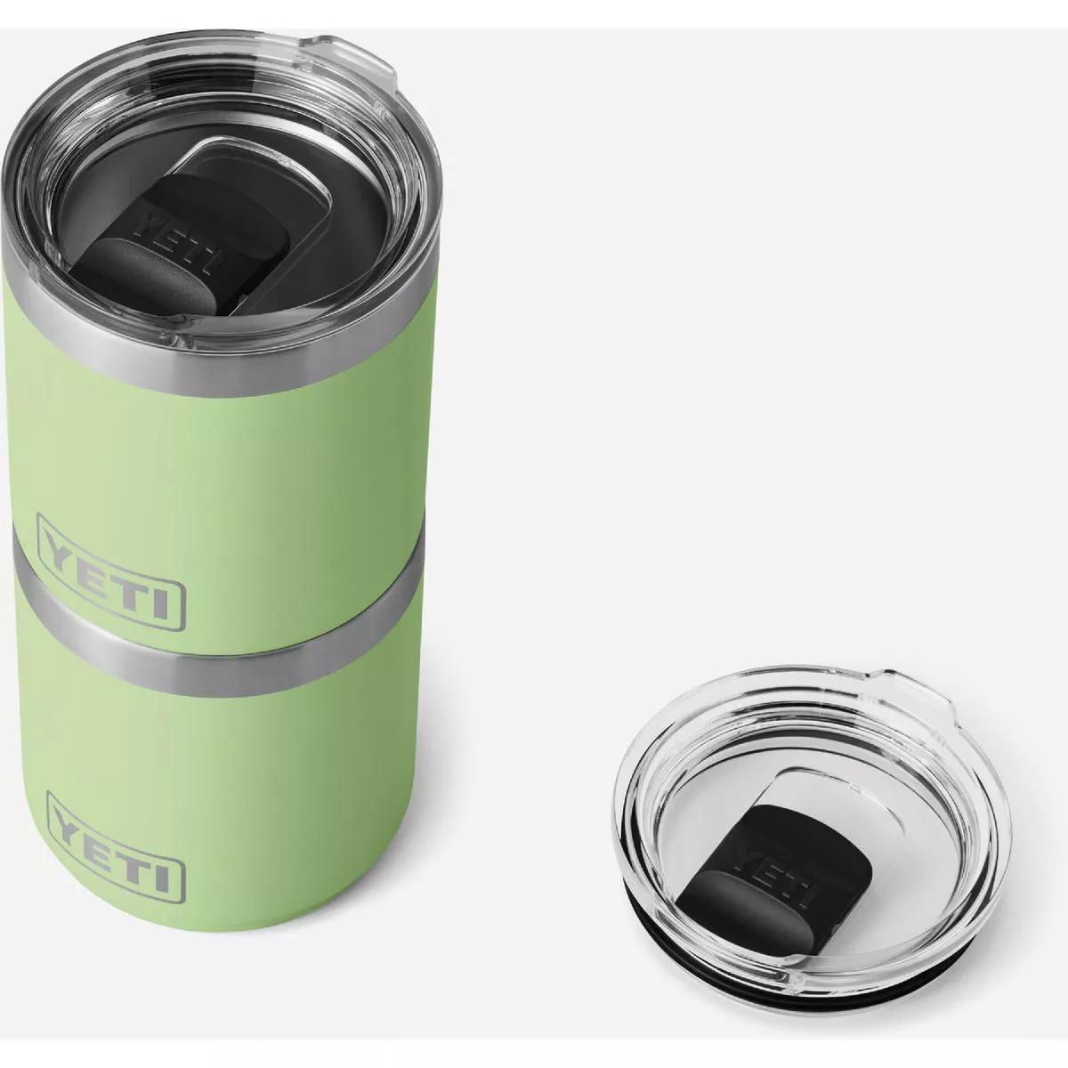 YETI Rambler 10 Oz. Stackable Lowball Tumbler with MagSlider Lid, Key Lime