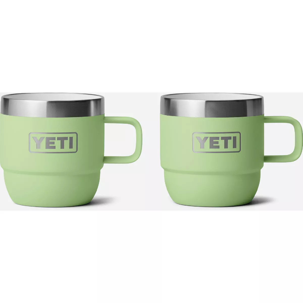 YETI Rambler 6 Oz. Stackable Mug, Key Lime (2-Pack)-