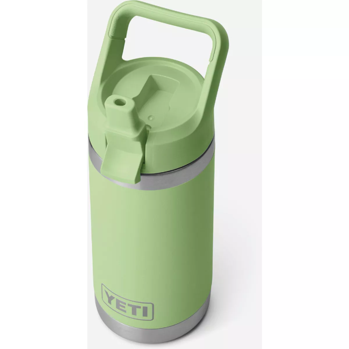 YETI Rambler Jr. 12 Oz. Kids Water Bottle with Color-Matched Straw Cap, Key Lime