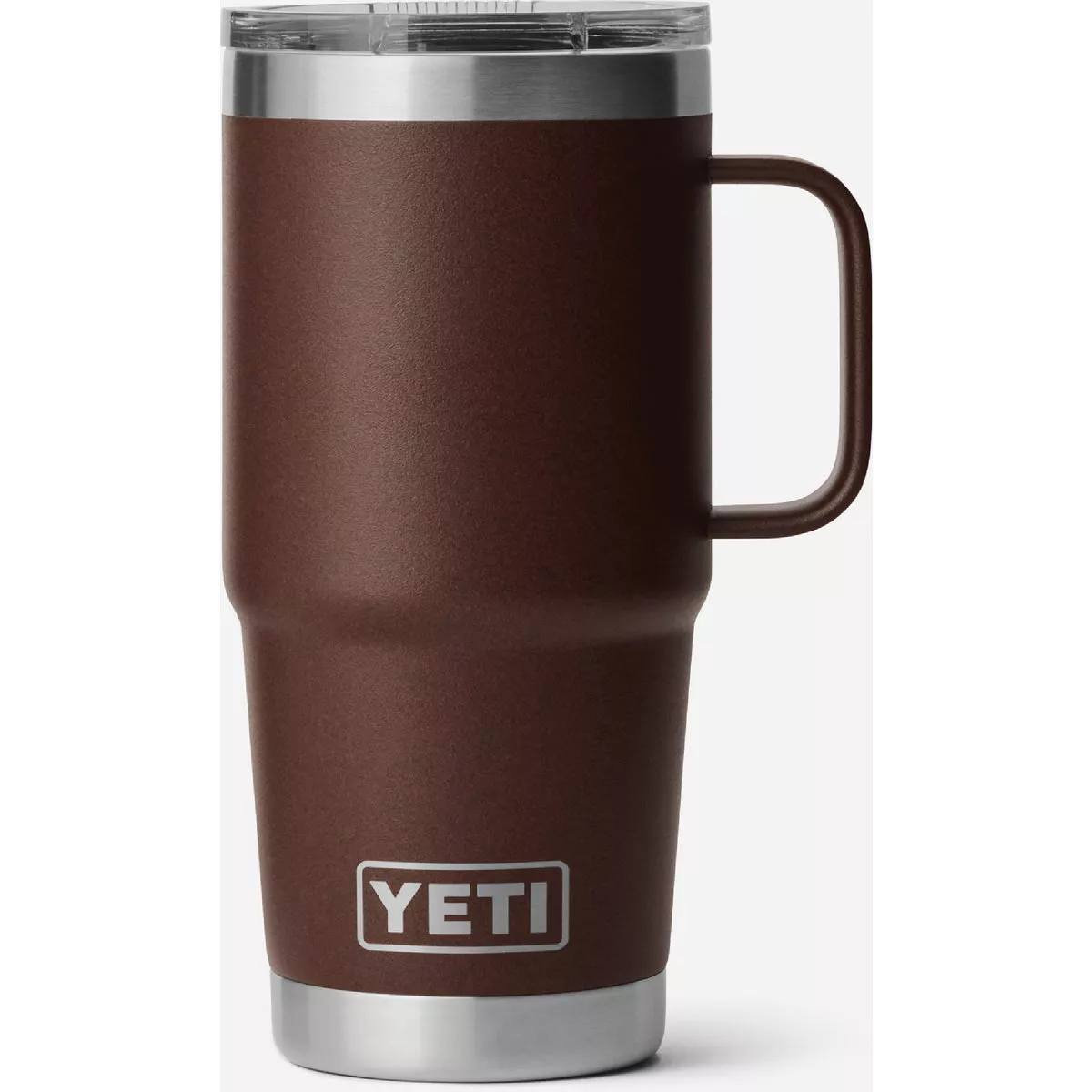 YETI Rambler 20 Oz. Travel Mug with Stronghold Lid, Wetlands Brown