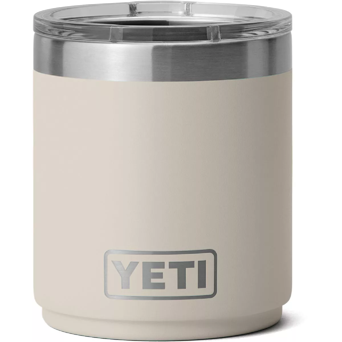YETI Rambler 10 Oz. Stackable Lowball Tumbler with MagSlider Lid, Cape Taupe