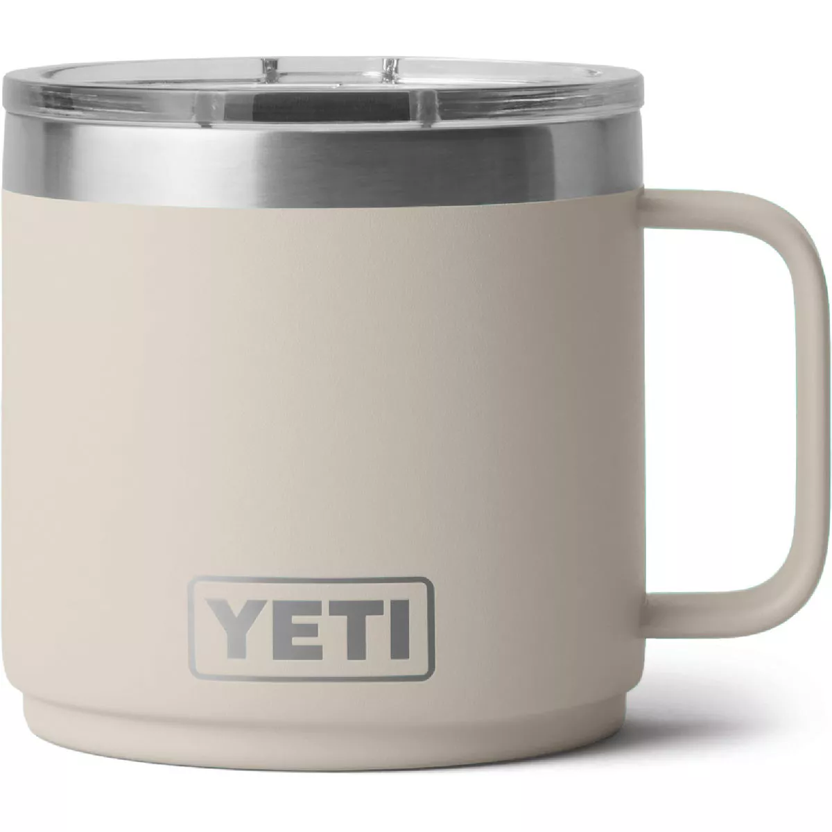 YETI Rambler 14 Oz. Stackable Mug with MagSlider Lid, Cape Taupe