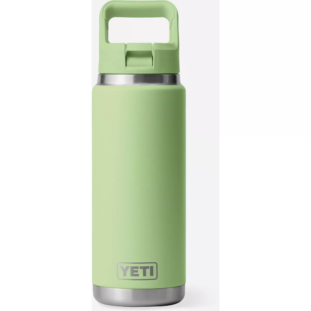 YETI Rambler 26 Oz. Water Bottle with Color-Matched Straw Cap, Key Lime