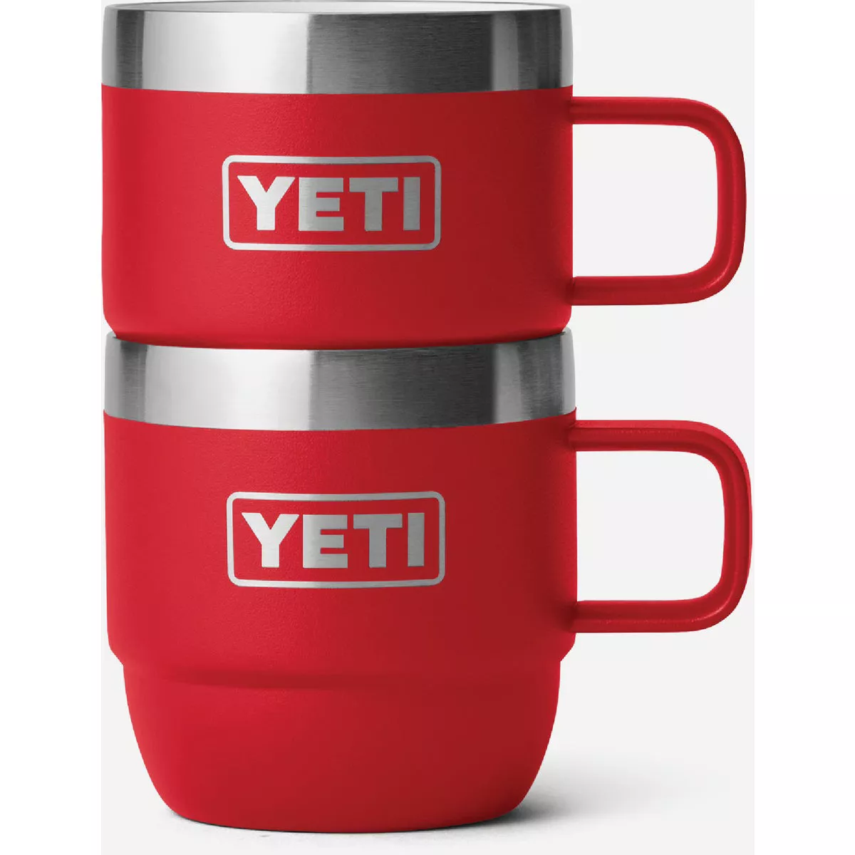 YETI Rambler 6 Oz. Stackable Mug, Rescue Red (2-Pack) - photo 3