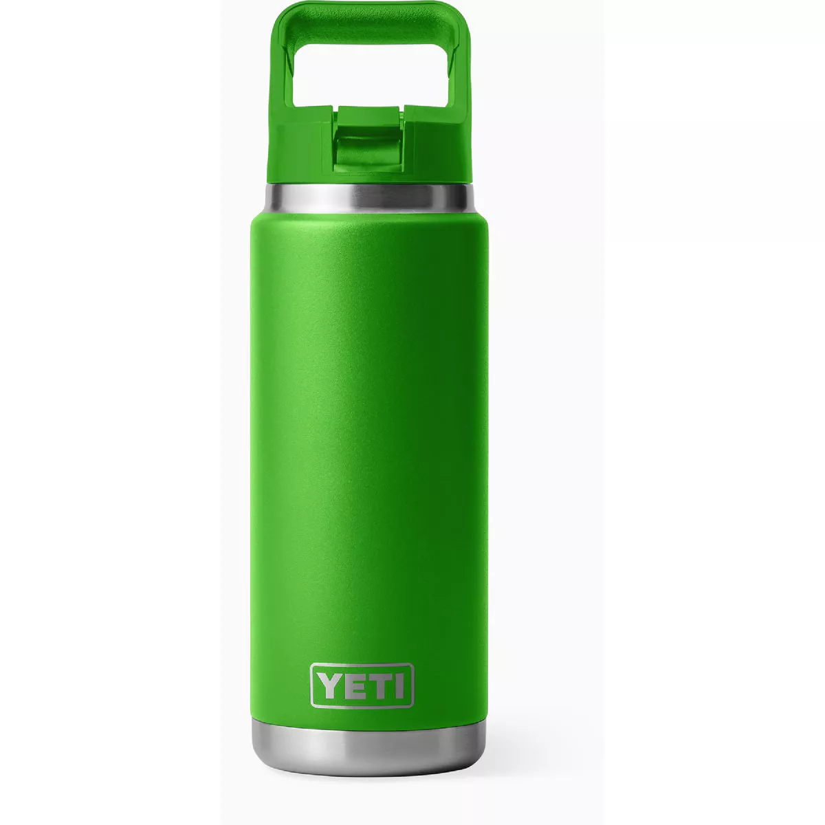 YETI Rambler 26 Oz. Water Bottle with Color-Matched Straw Cap, Canopy Green