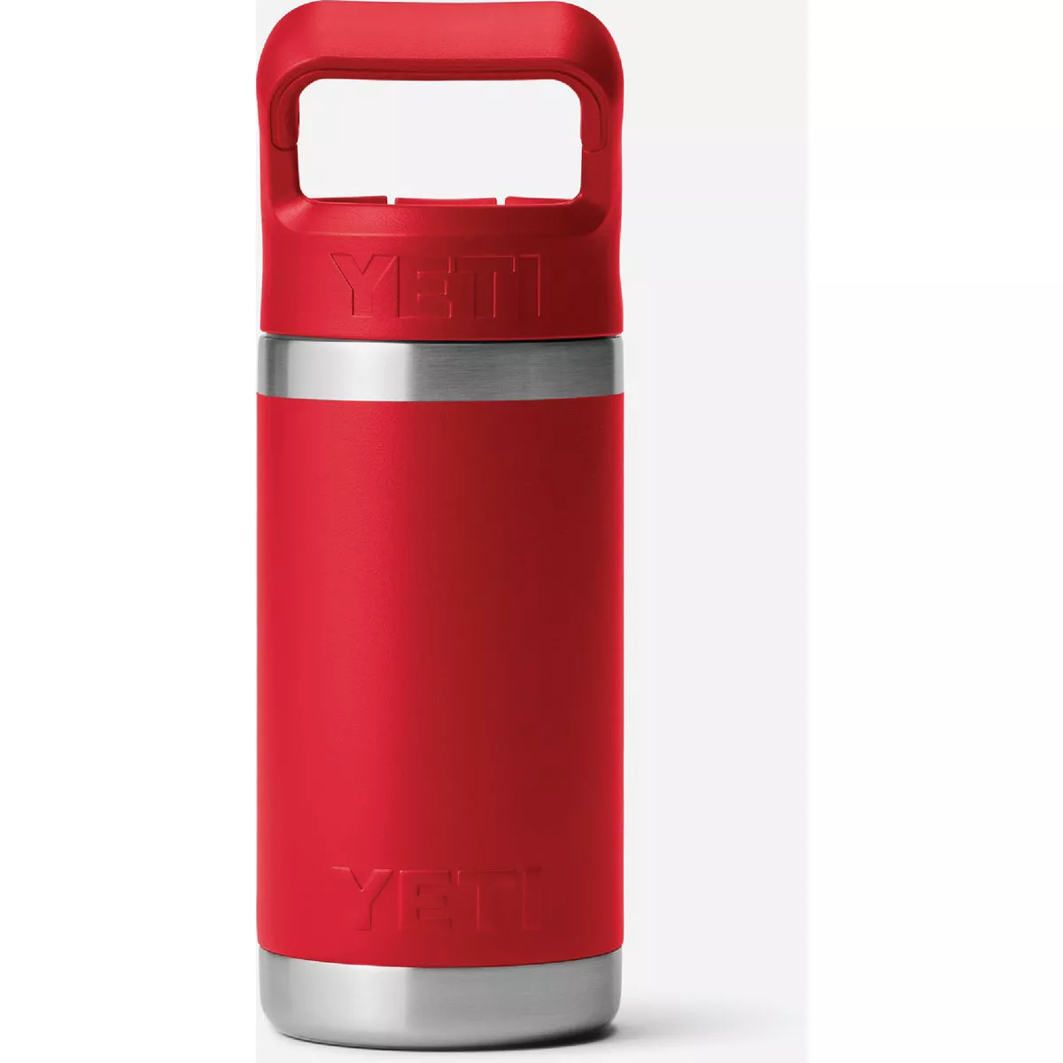 YETI Rambler Jr. 12 Oz. Kids Water Bottle with Color-Matched Straw Cap, Rescue Red - photo 3