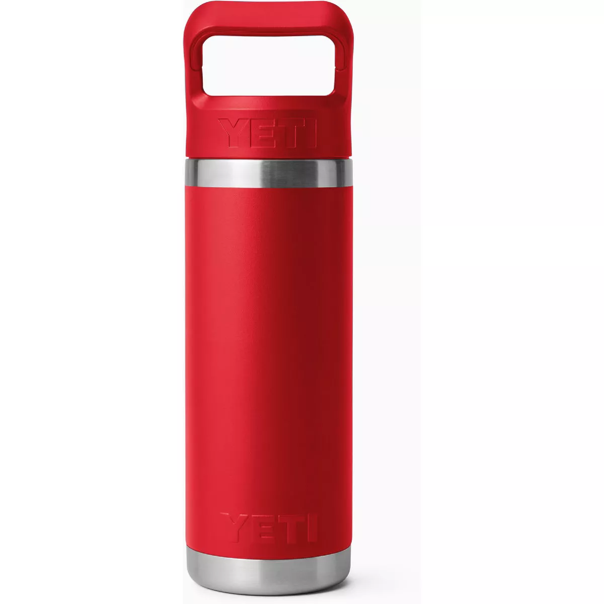 YETI Rambler 18 Oz. Water Bottle with Color-Matched Straw Cap, Rescue Red- - photo 2
