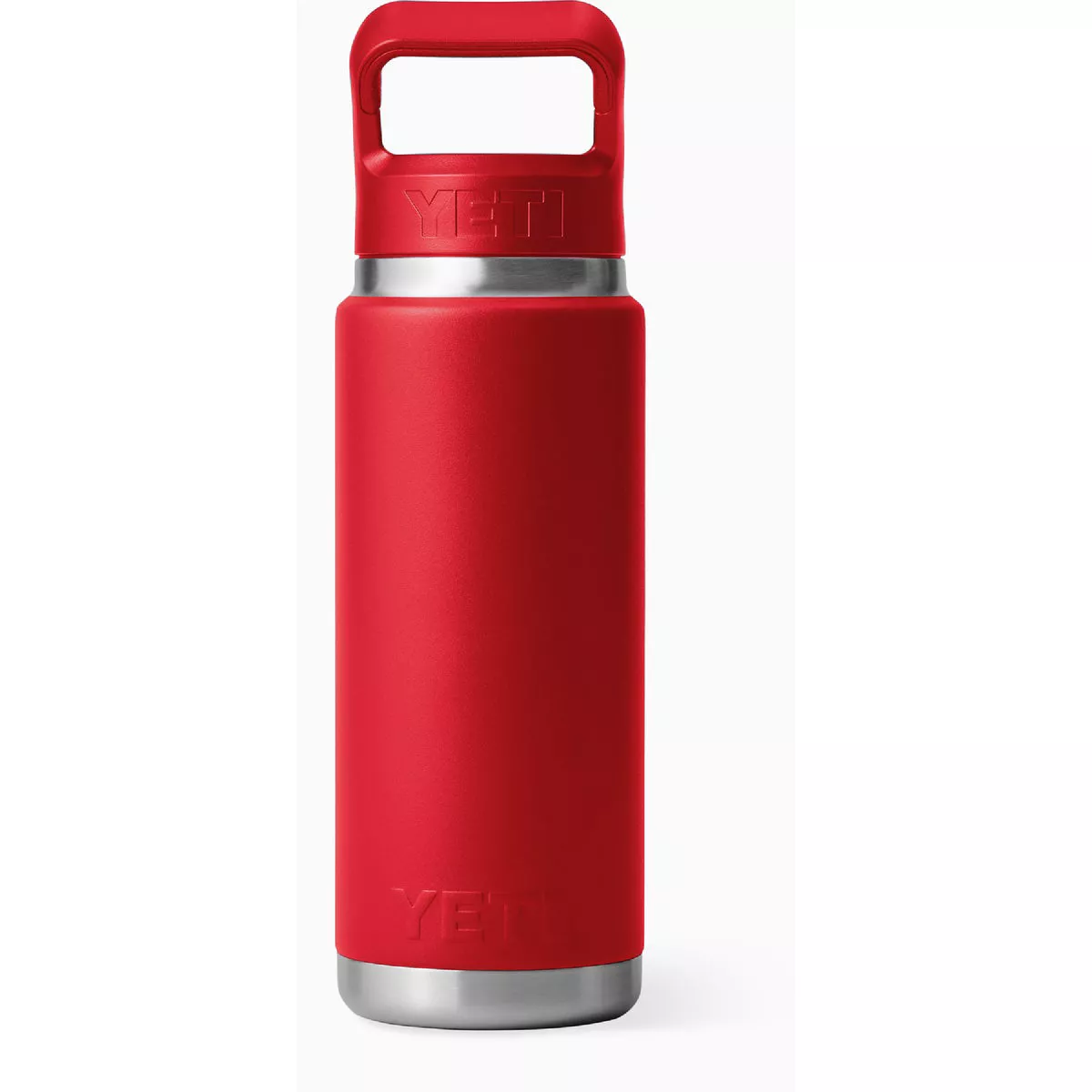 YETI Rambler 26 Oz. Water Bottle with Color-Matched Straw Cap, Rescue Red - photo 2