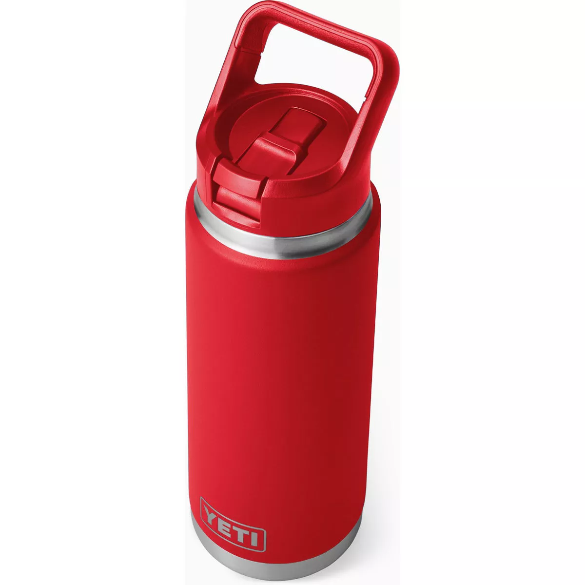 YETI Rambler 26 Oz. Water Bottle with Color-Matched Straw Cap, Rescue Red - photo 4