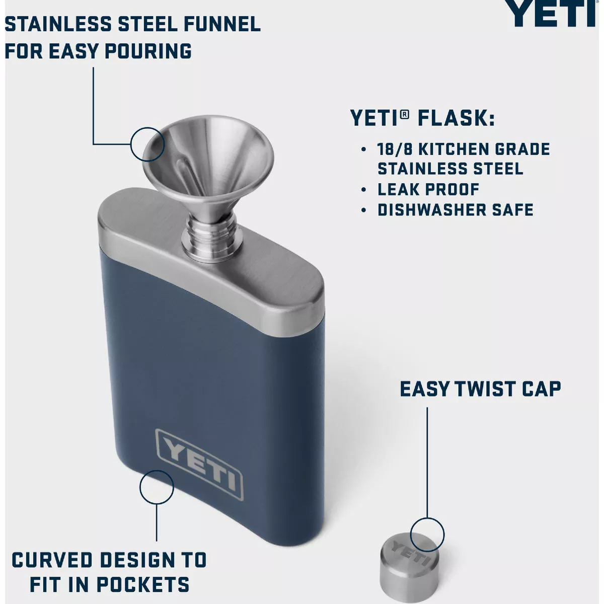YETI 7 Oz. Flask, Black - photo 6