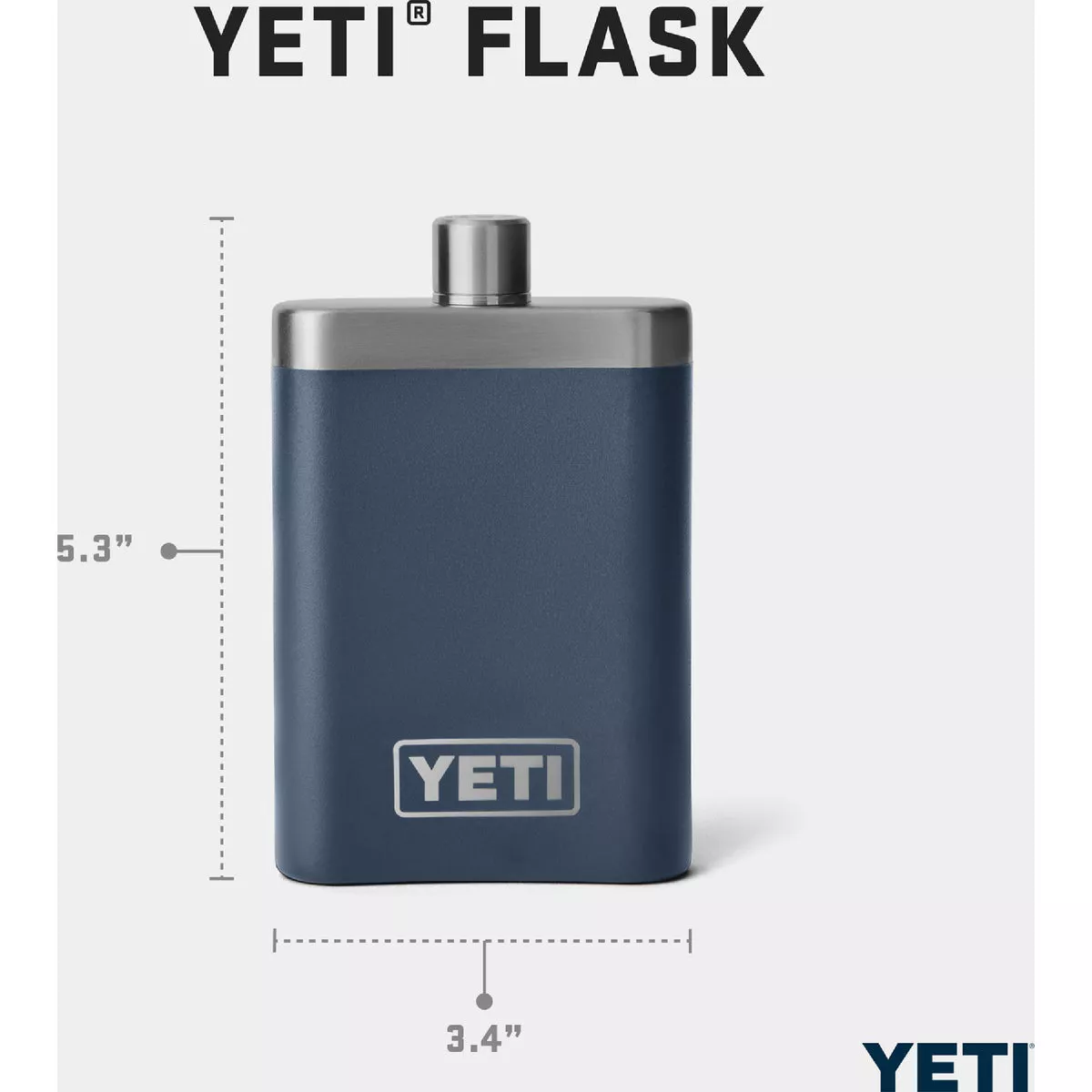 YETI 7 Oz. Flask, Black - photo 7