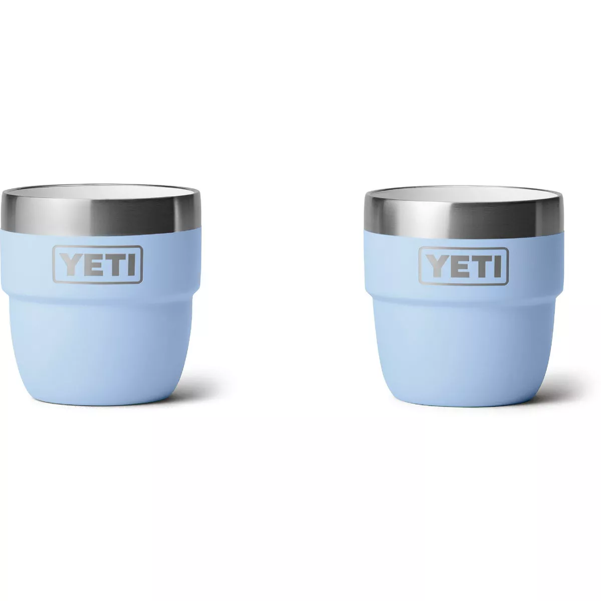 YETI Rambler 4 Oz. Stackable Cup, Big Sky Blue (2-Pack)