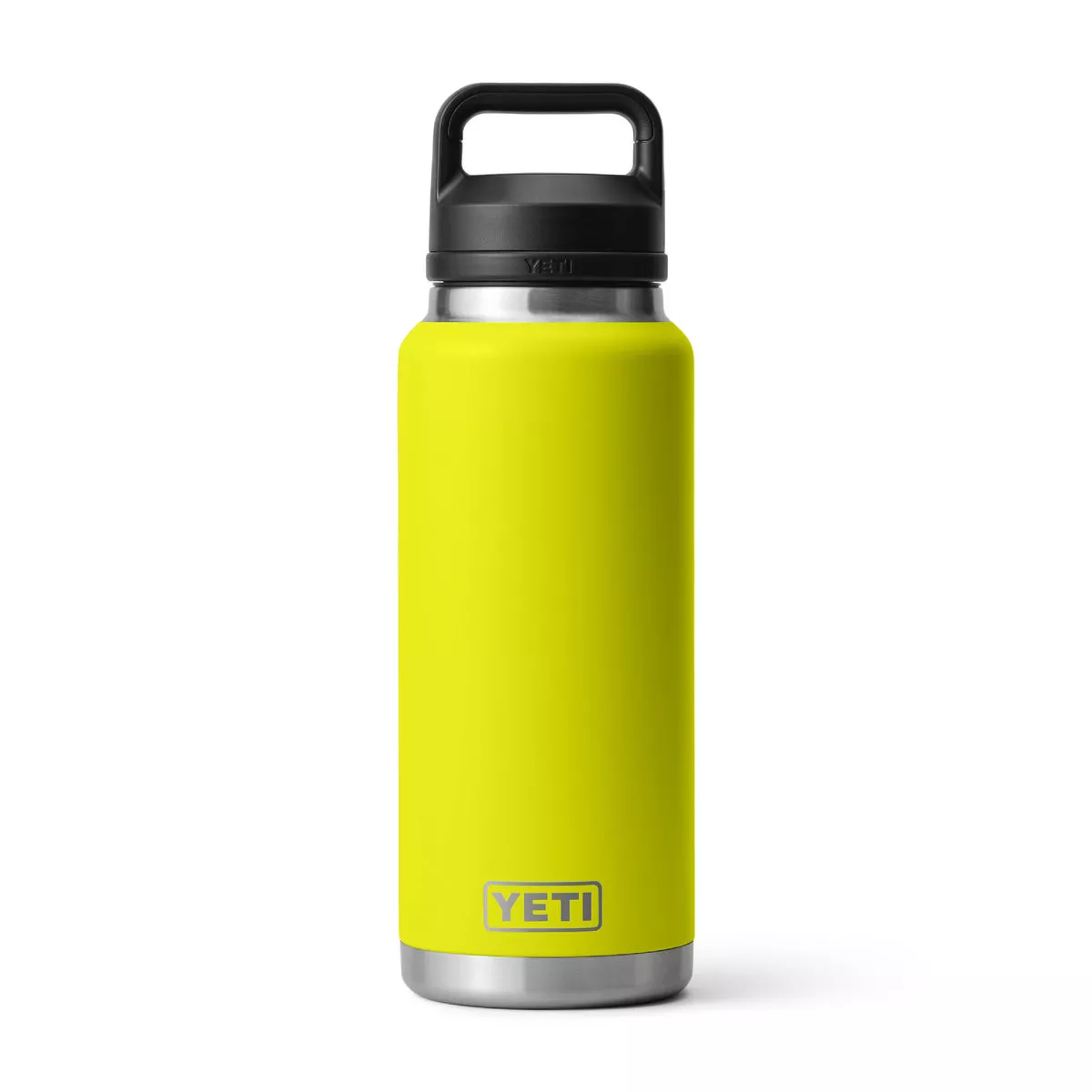 YETI Rambler 36 Oz. Water Bottle with Chug Lid, Fire Fly Yellow