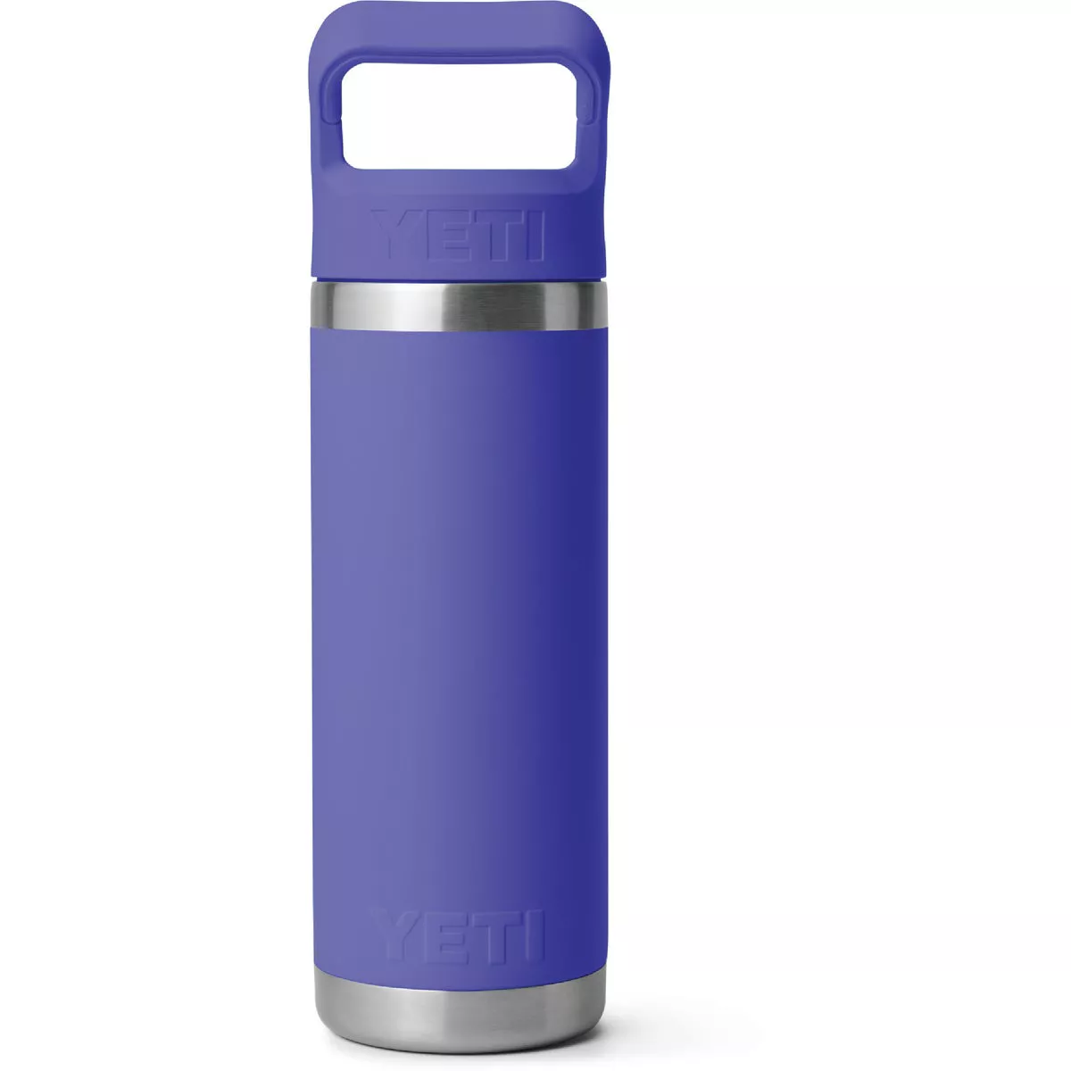 YETI Rambler 18 Oz. Water Bottle with Color-Matched Straw Cap, Ultramarine Violet- - photo 2