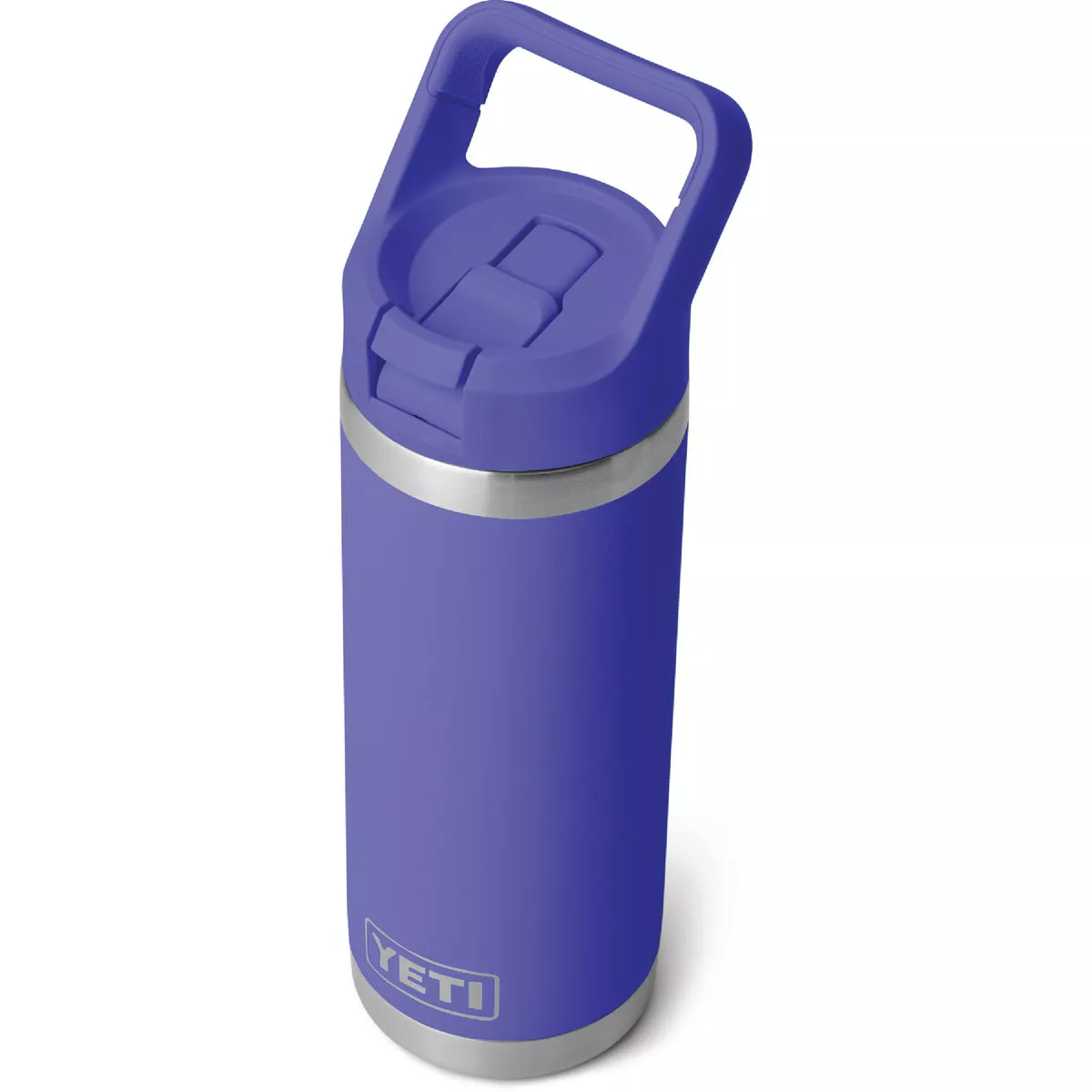 YETI Rambler 18 Oz. Water Bottle with Color-Matched Straw Cap, Ultramarine Violet- - photo 3