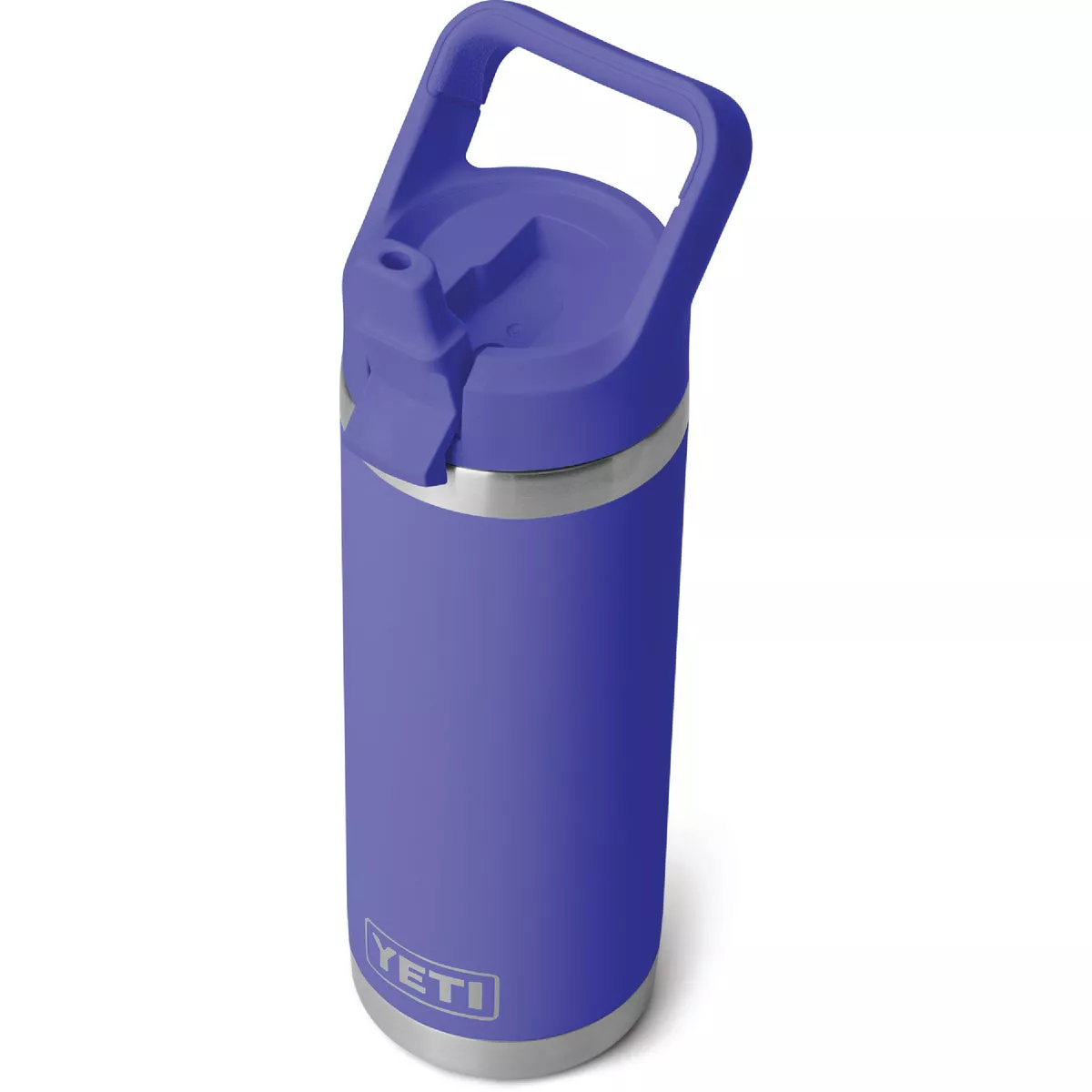 YETI Rambler 18 Oz. Water Bottle with Color-Matched Straw Cap, Ultramarine Violet- - photo 4