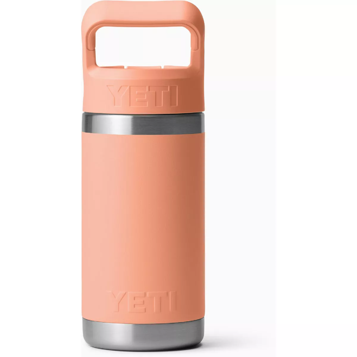 YETI Rambler Jr. 12 Oz. Kids Water Bottle with Color-Matched Straw Cap, Lowcountry Peach - photo 2