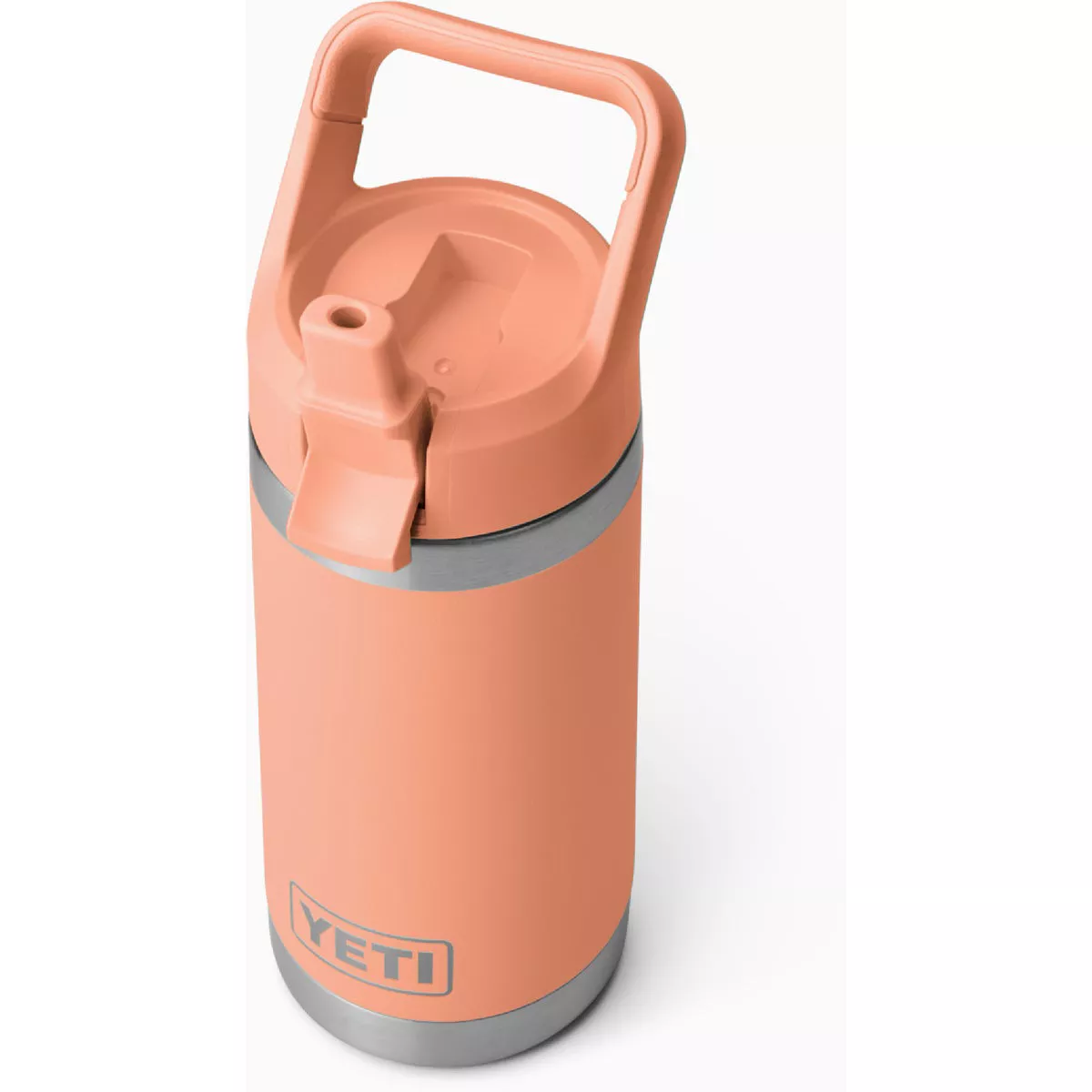 YETI Rambler Jr. 12 Oz. Kids Water Bottle with Color-Matched Straw Cap, Lowcountry Peach - photo 4