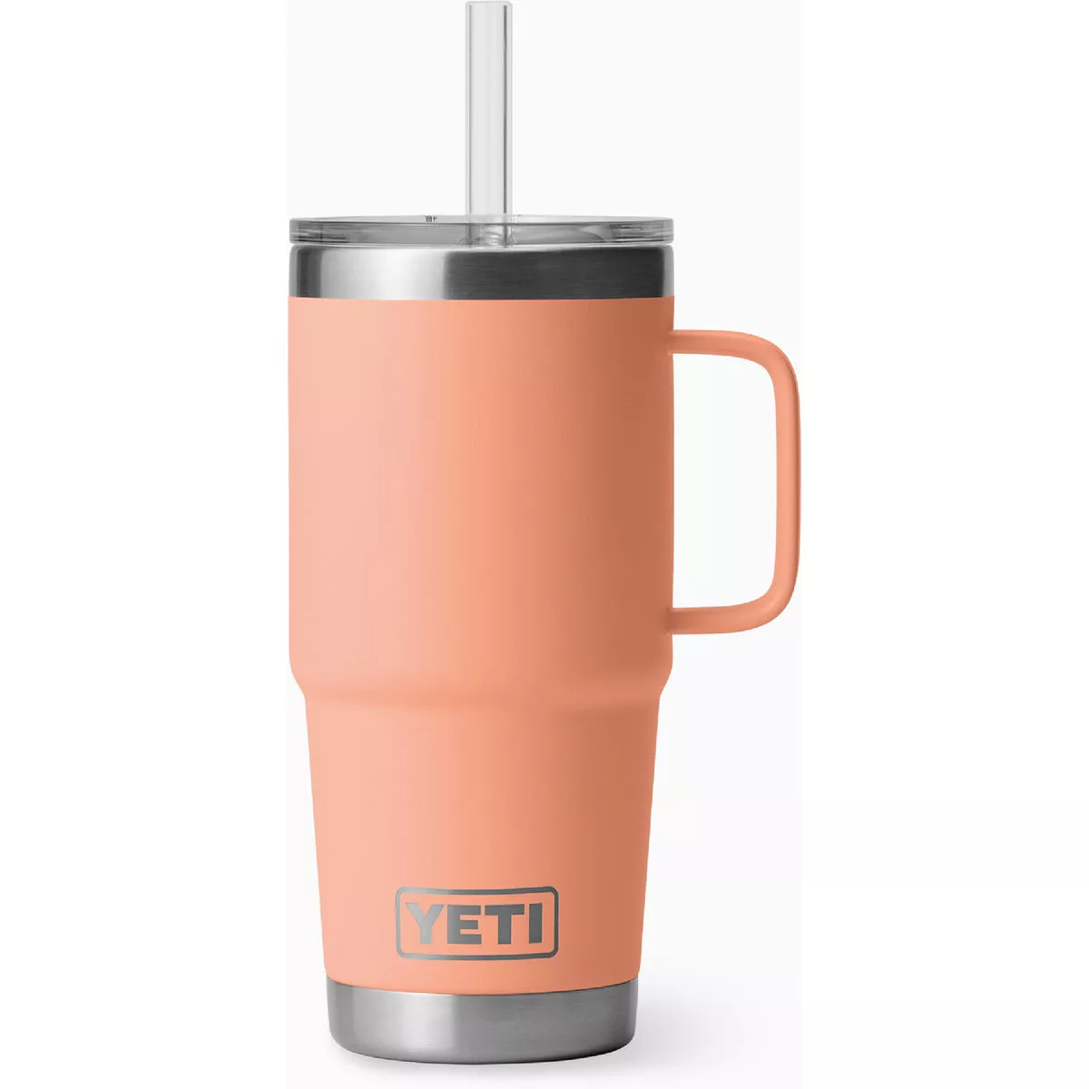 YETI Rambler 25 Oz. Mug with Straw Lid, Lowcountry Peach