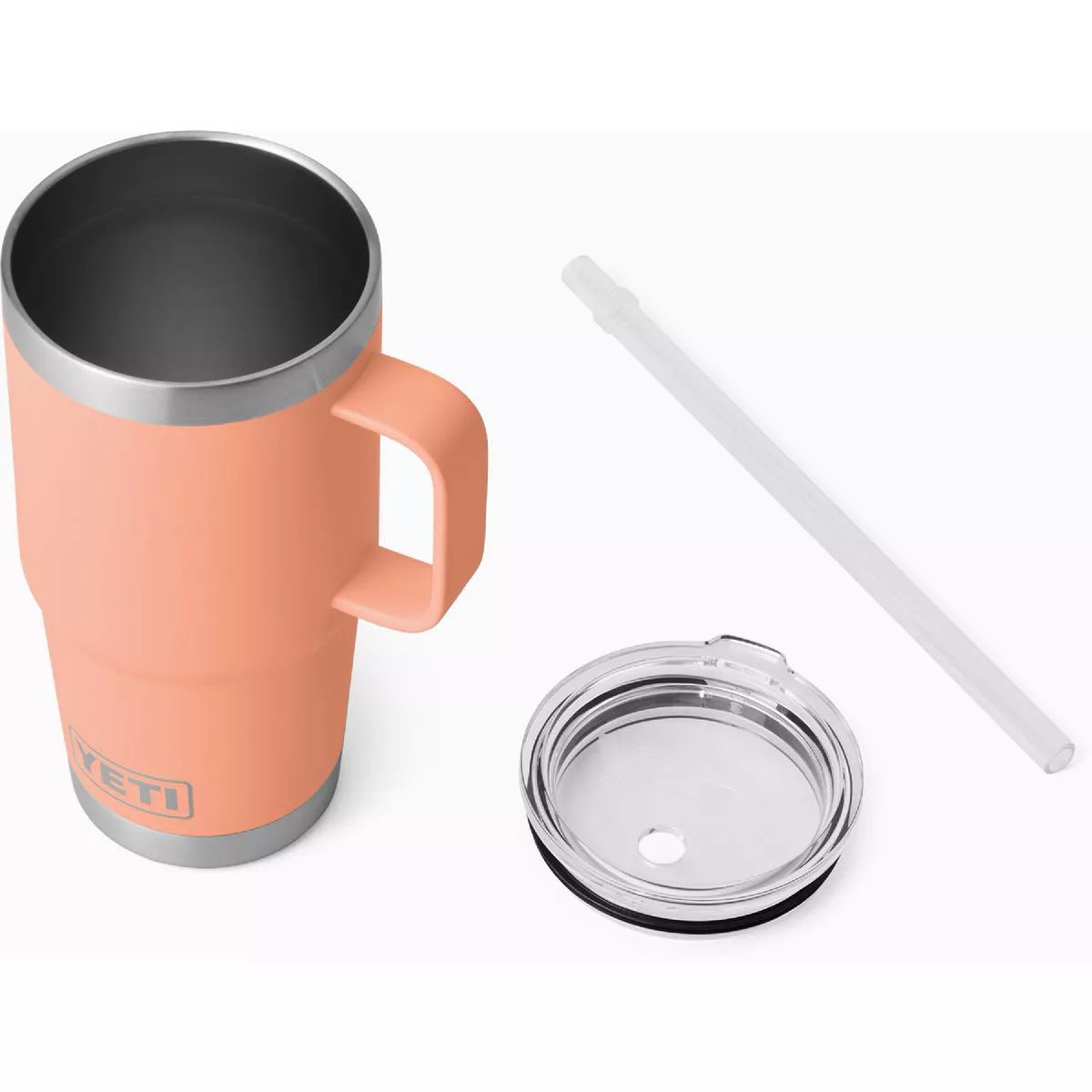 YETI Rambler 25 Oz. Mug with Straw Lid, Lowcountry Peach - photo 4