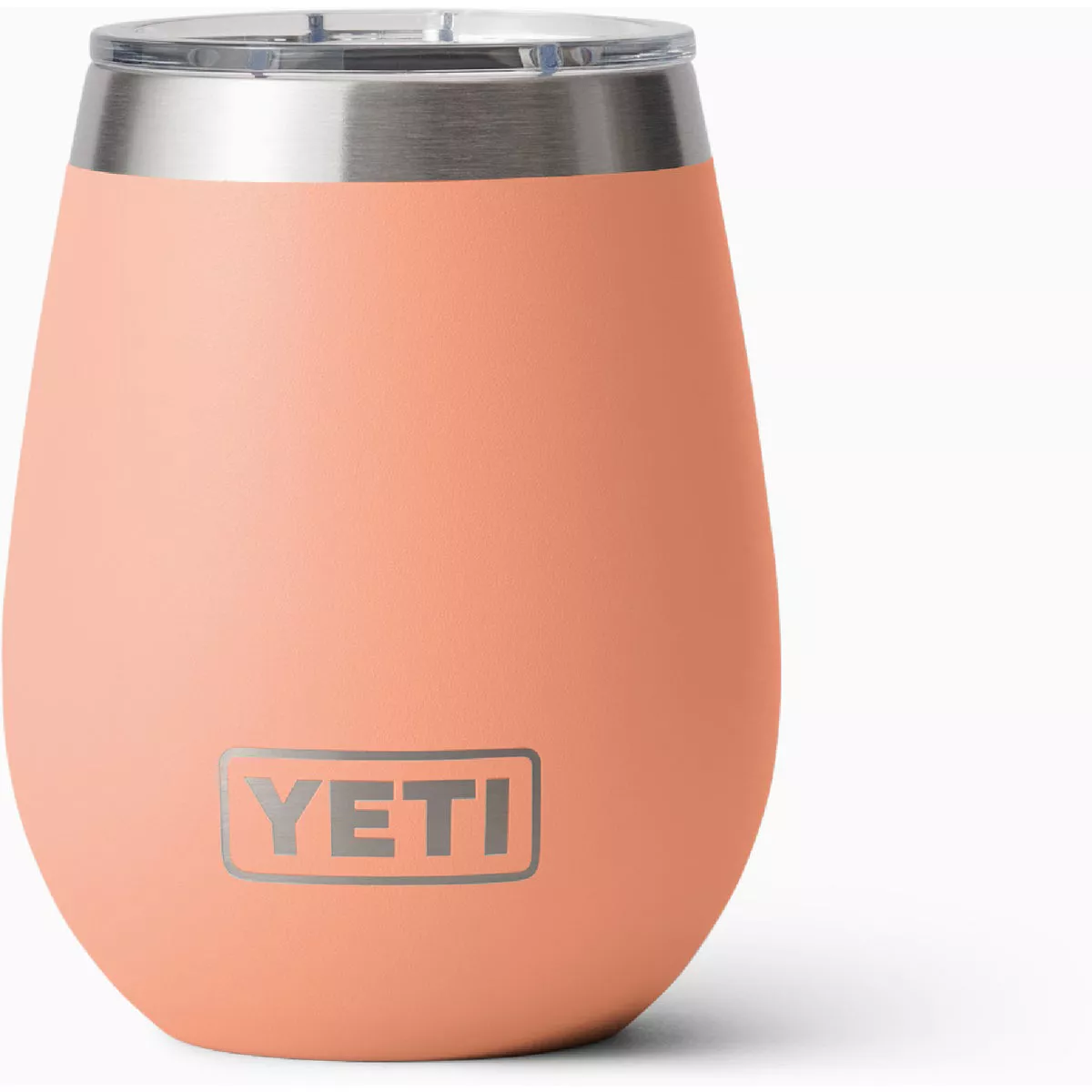 YETI Rambler 10 Oz. Wine Tumbler with MagSlider Lid, Lowcountry Peach