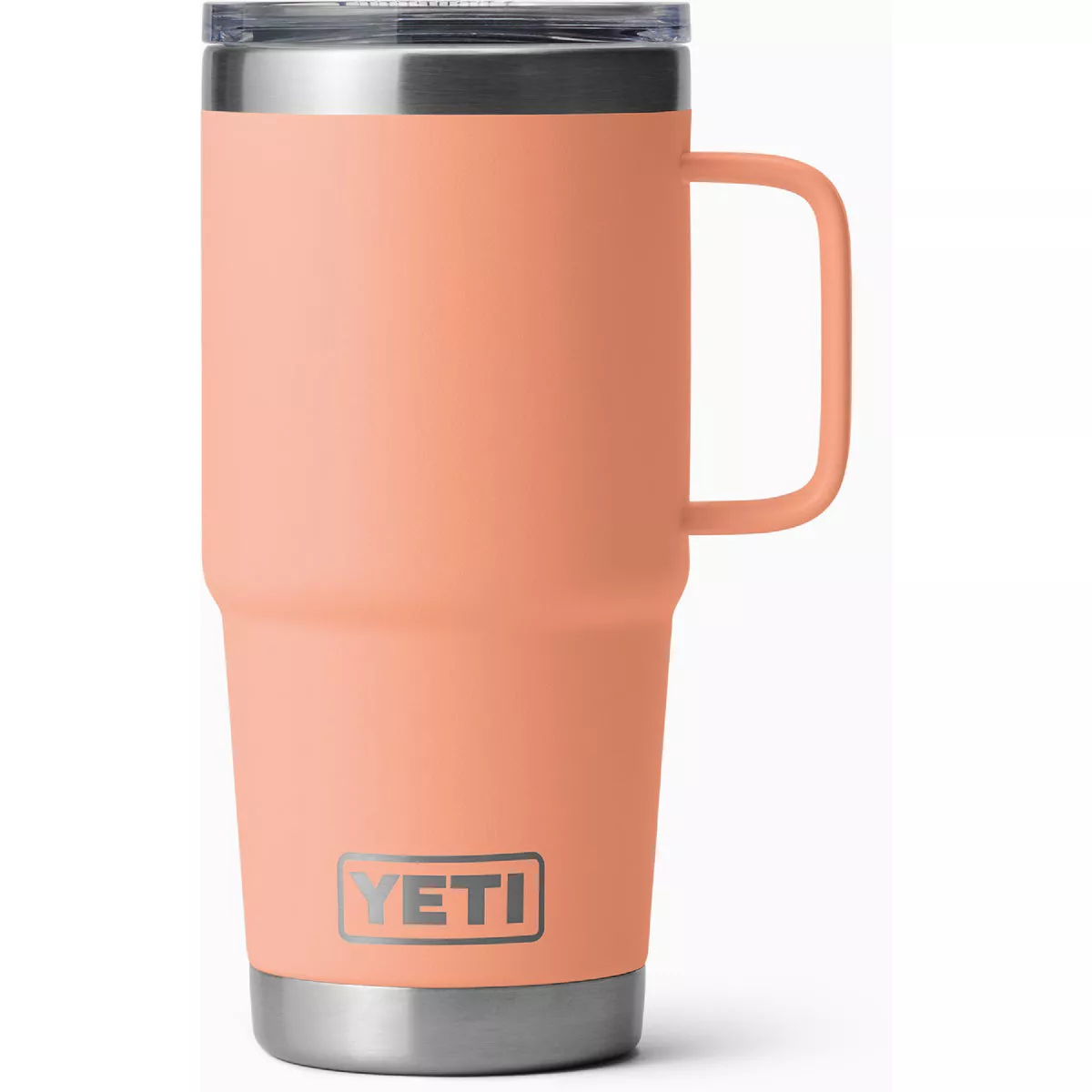 YETI Rambler 20 Oz. Travel Mug with Stronghold Lid, Lowcountry Peach-