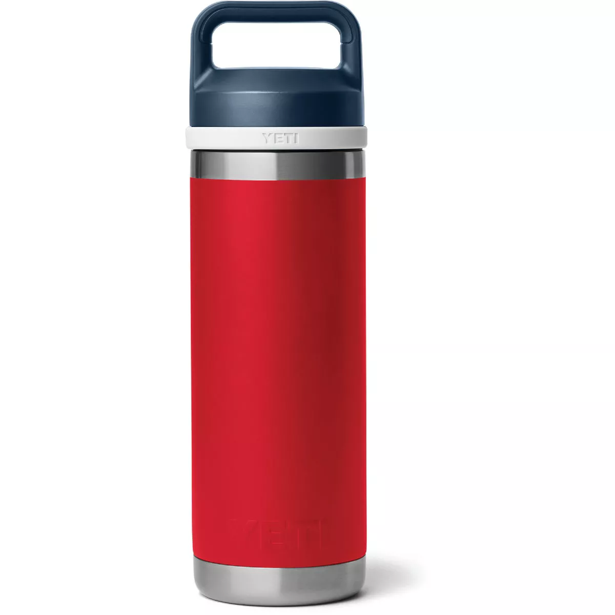 YETI Rambler 18 Oz. Tumbler with Chug Lid, Rescue Red/White/Navy