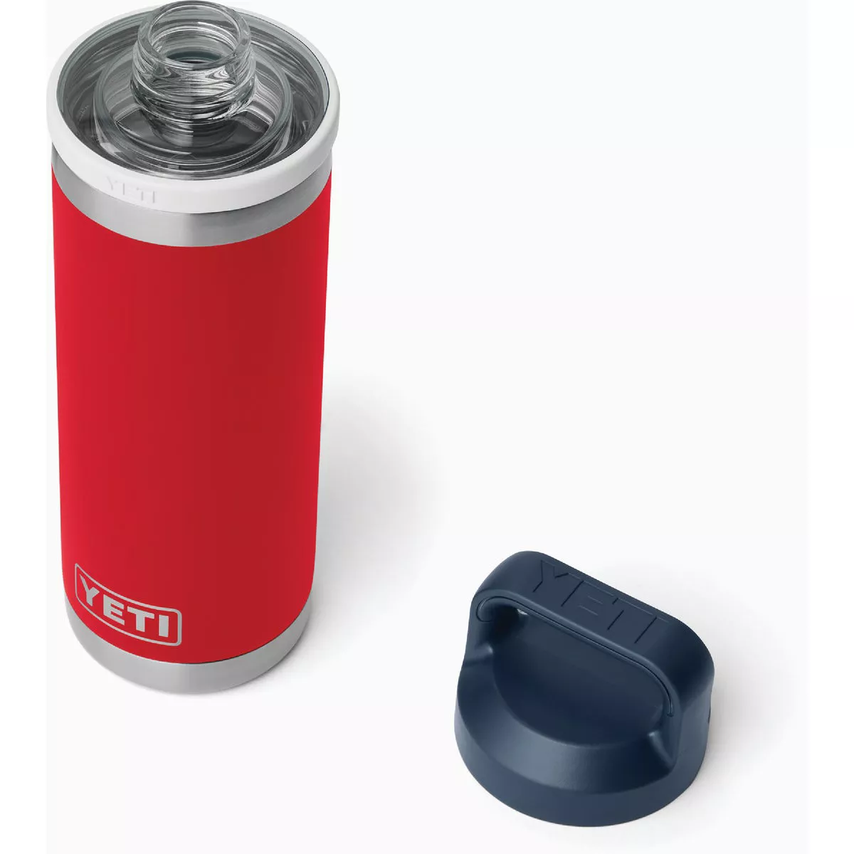 YETI Rambler 18 Oz. Tumbler with Chug Lid, Rescue Red/White/Navy - photo 3