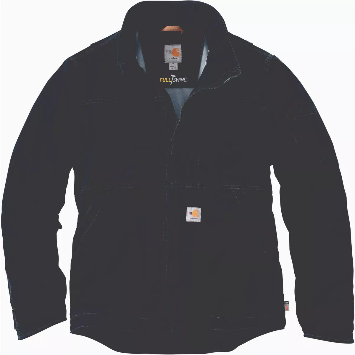 Carhartt Full Swing Men's Large Regular Dark Navy Flame-Resistant Quick Duck Jacket