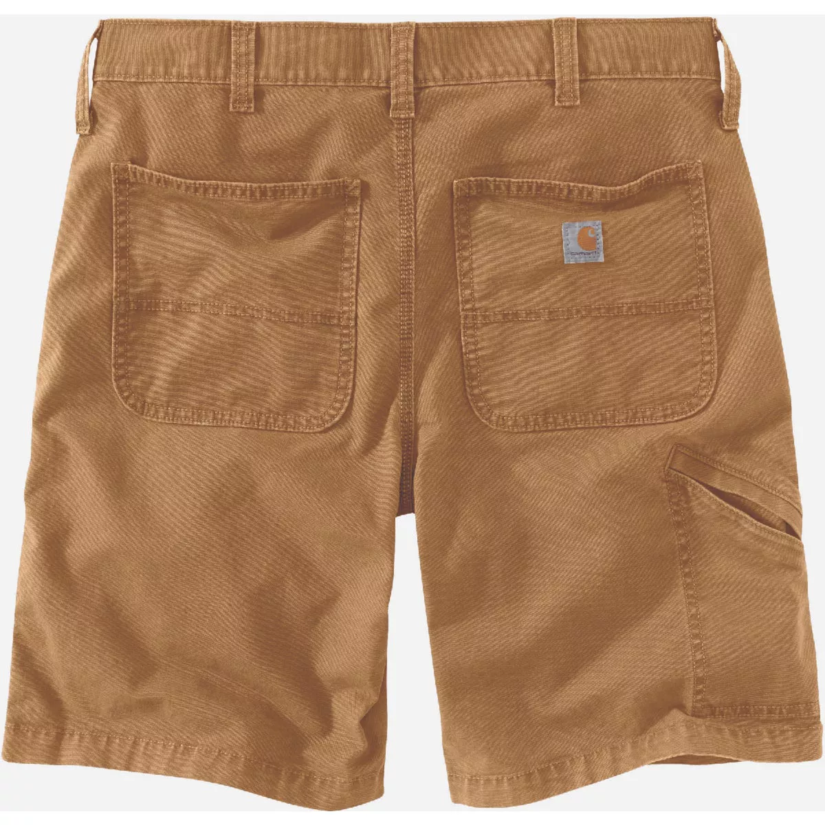 Carhartt Rugged Flex Men's 32 Hickory Canvas Work Shorts, Relaxed Fit - photo 5