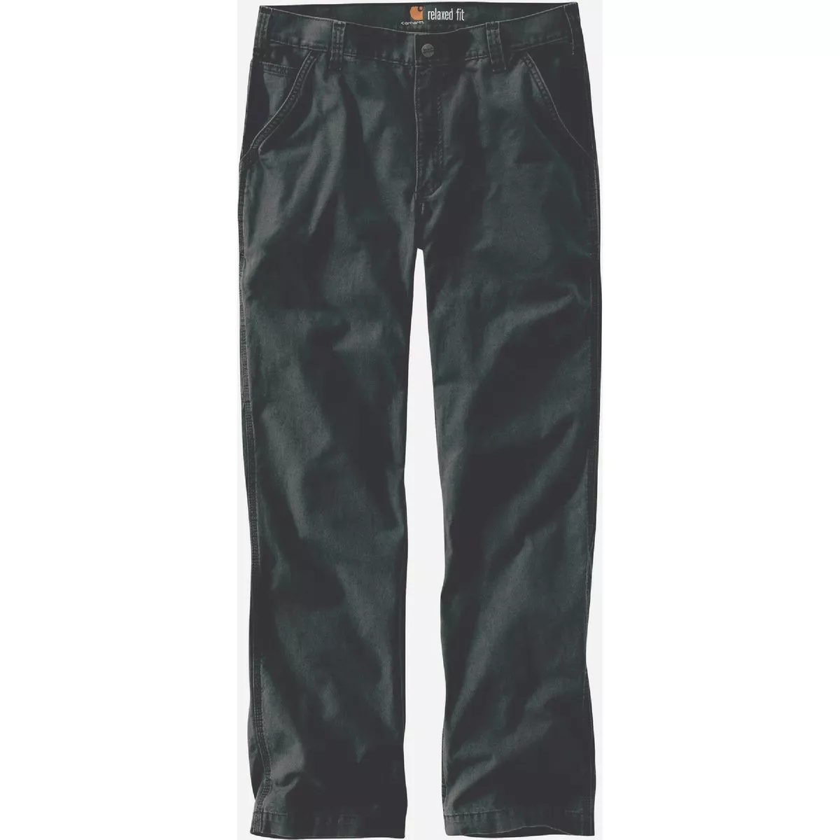 Carhartt Rugged Flex Men's 35x30 Gravel Canvas Work Pants, Relaxed Fit