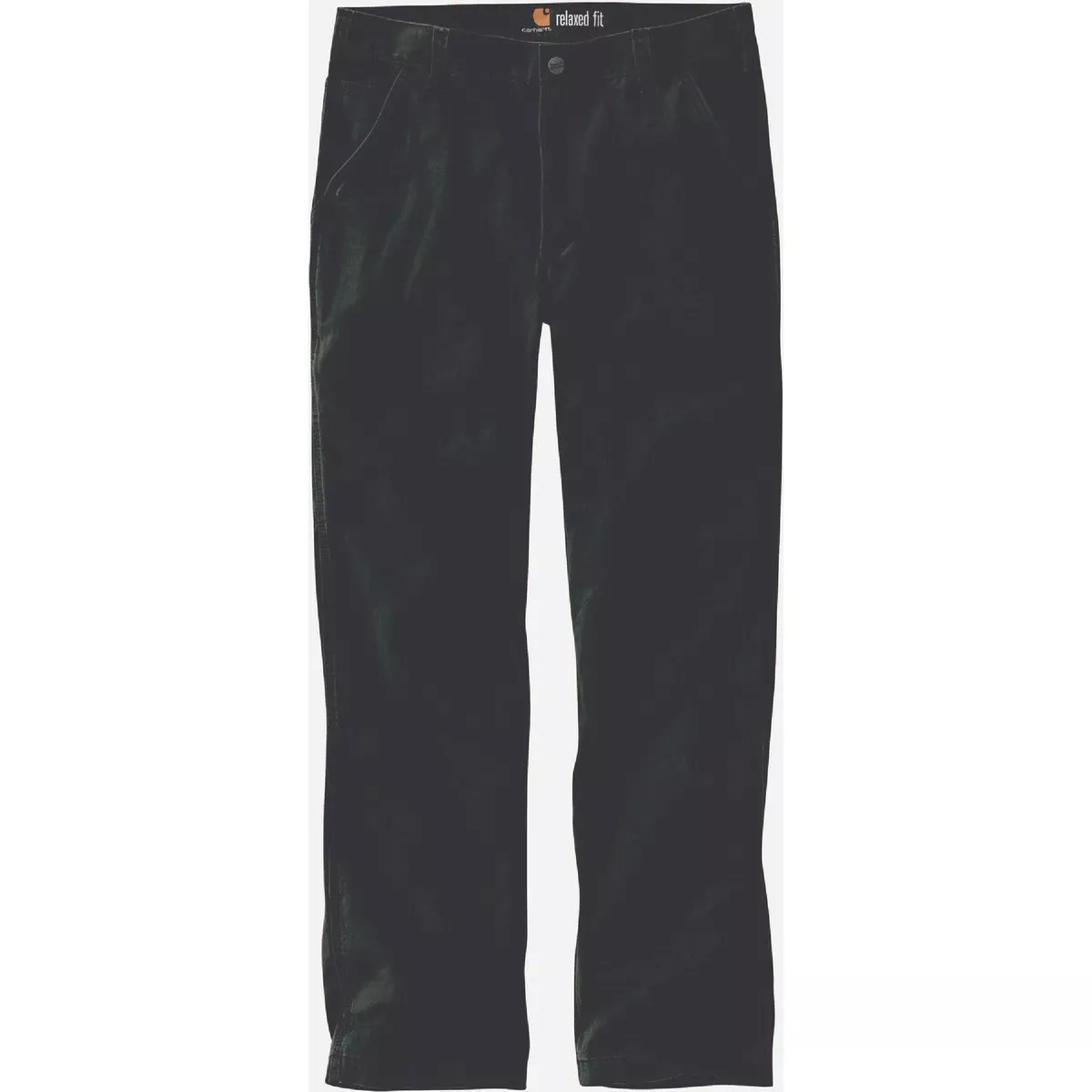 Carhartt Rugged Flex Men's 46x32 Peat Canvas Work Pants, Relaxed Fit