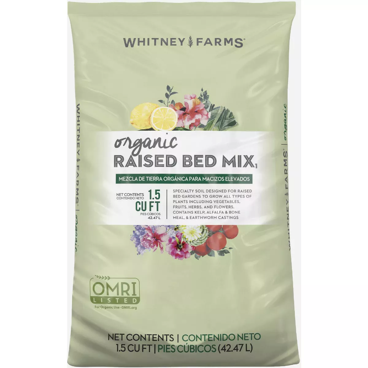 Whitney Farms 1.5 Cu. Ft. Organic Raised Bed Mix
